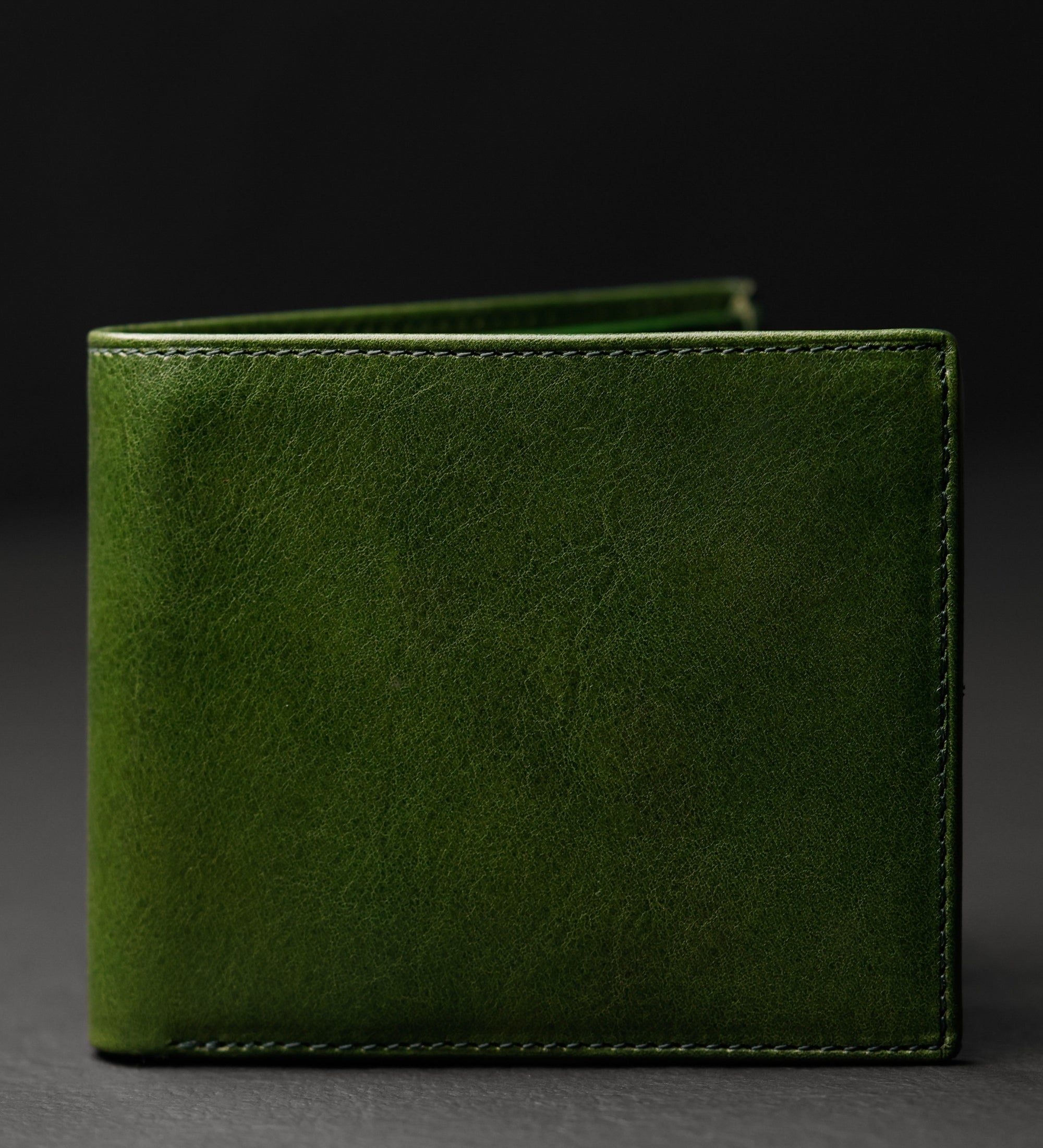 Portefeuille à deux volets en cuir Daniel