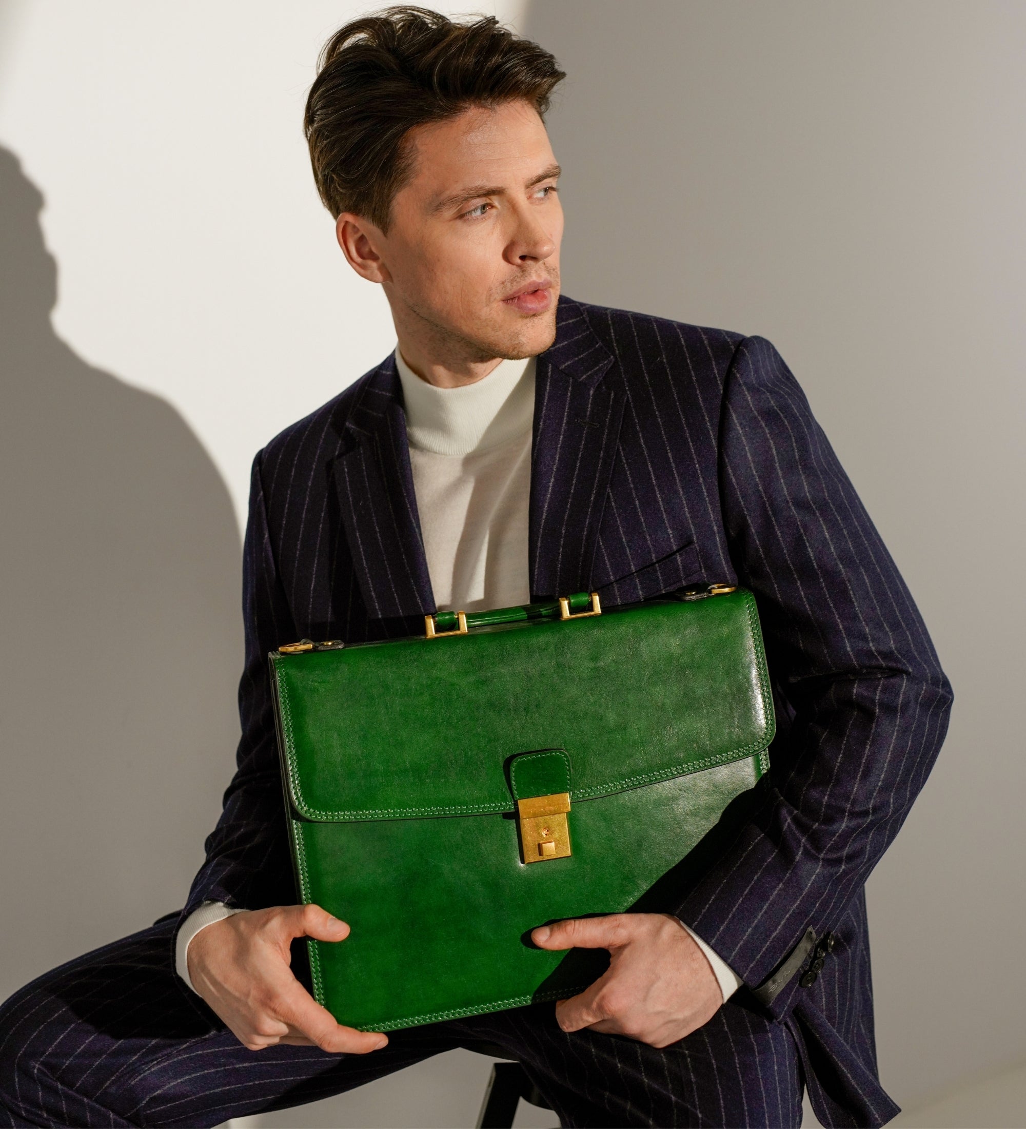 Serviette en cuir The Sound of the Mountain