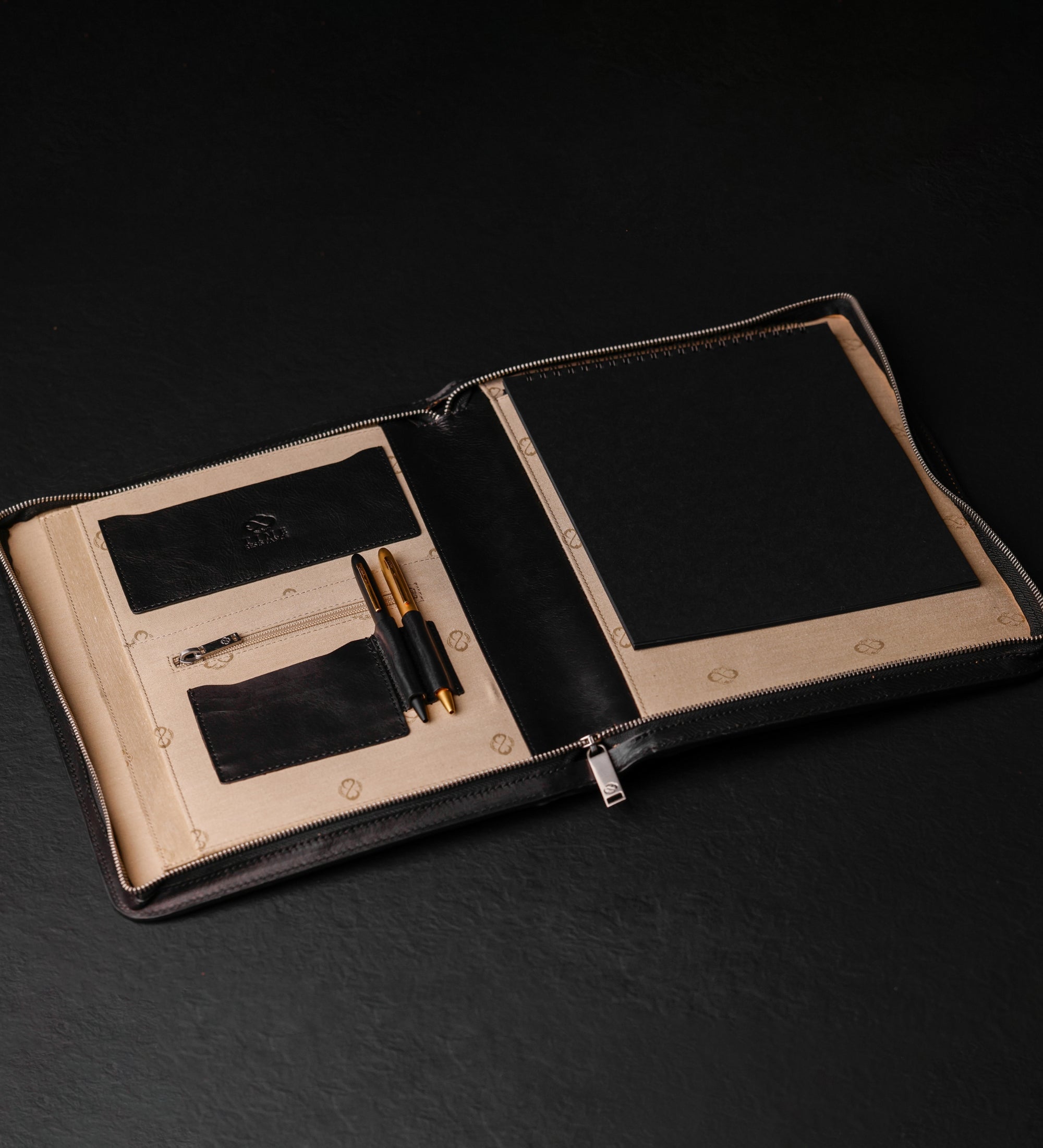 Porte-documents organiseur A4 en cuir pour femme Candide