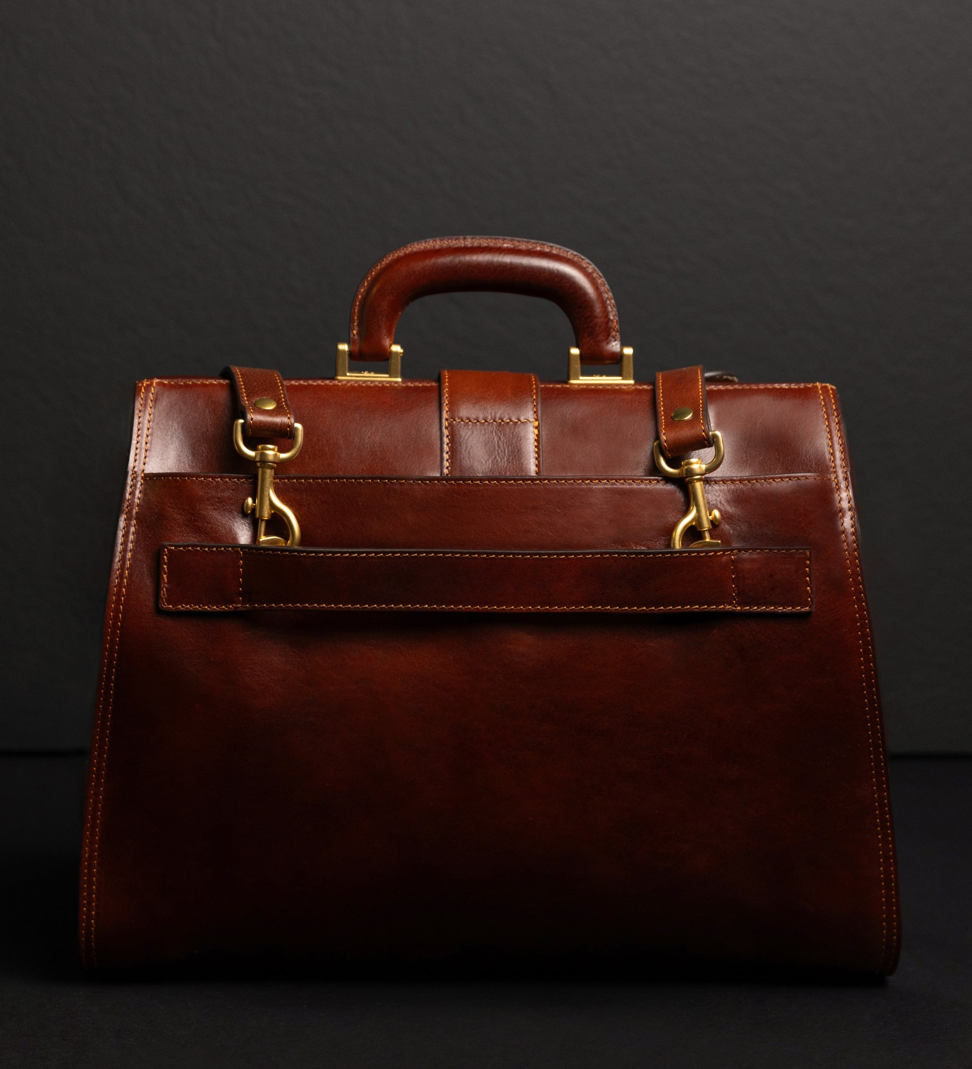 Grand sac de docteur en cuir Mrs Dalloway