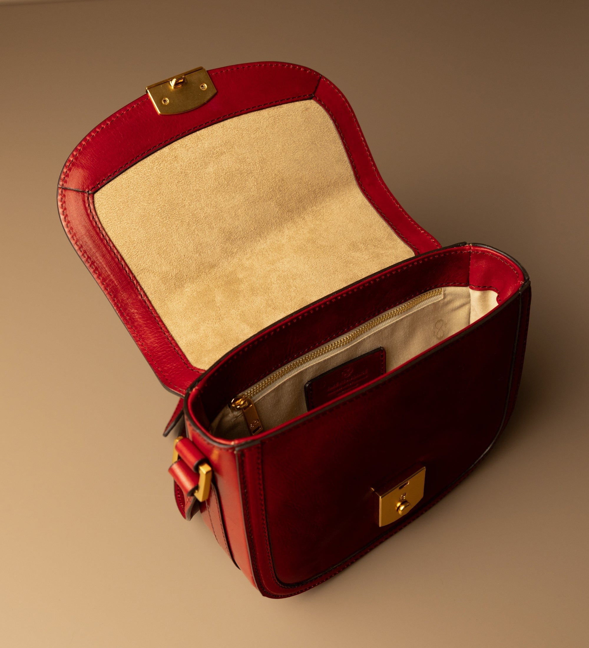 Sac selle en cuir pour femme Secrets