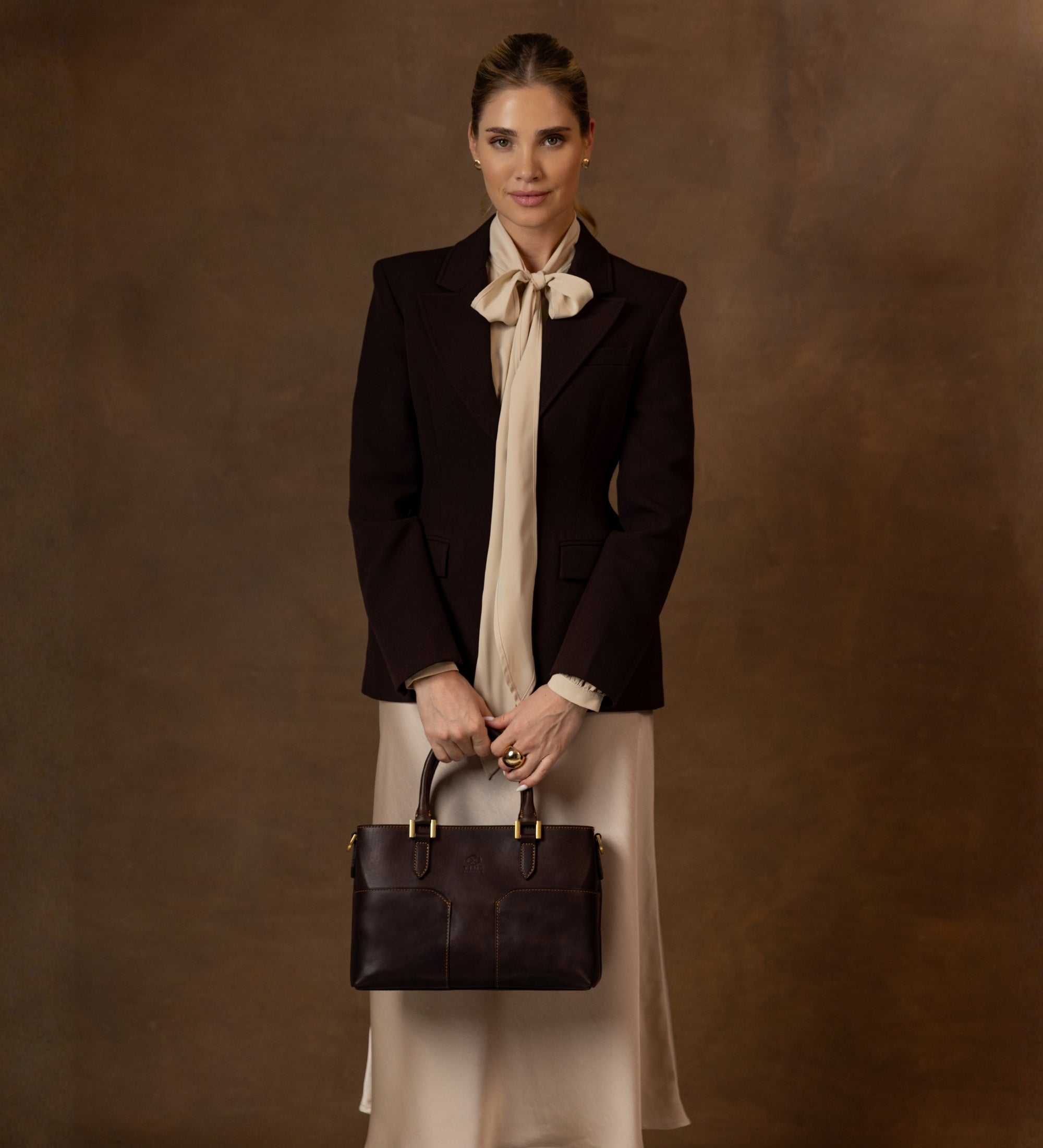 Sac à main à l’épaule en cuir pour femme Camilla