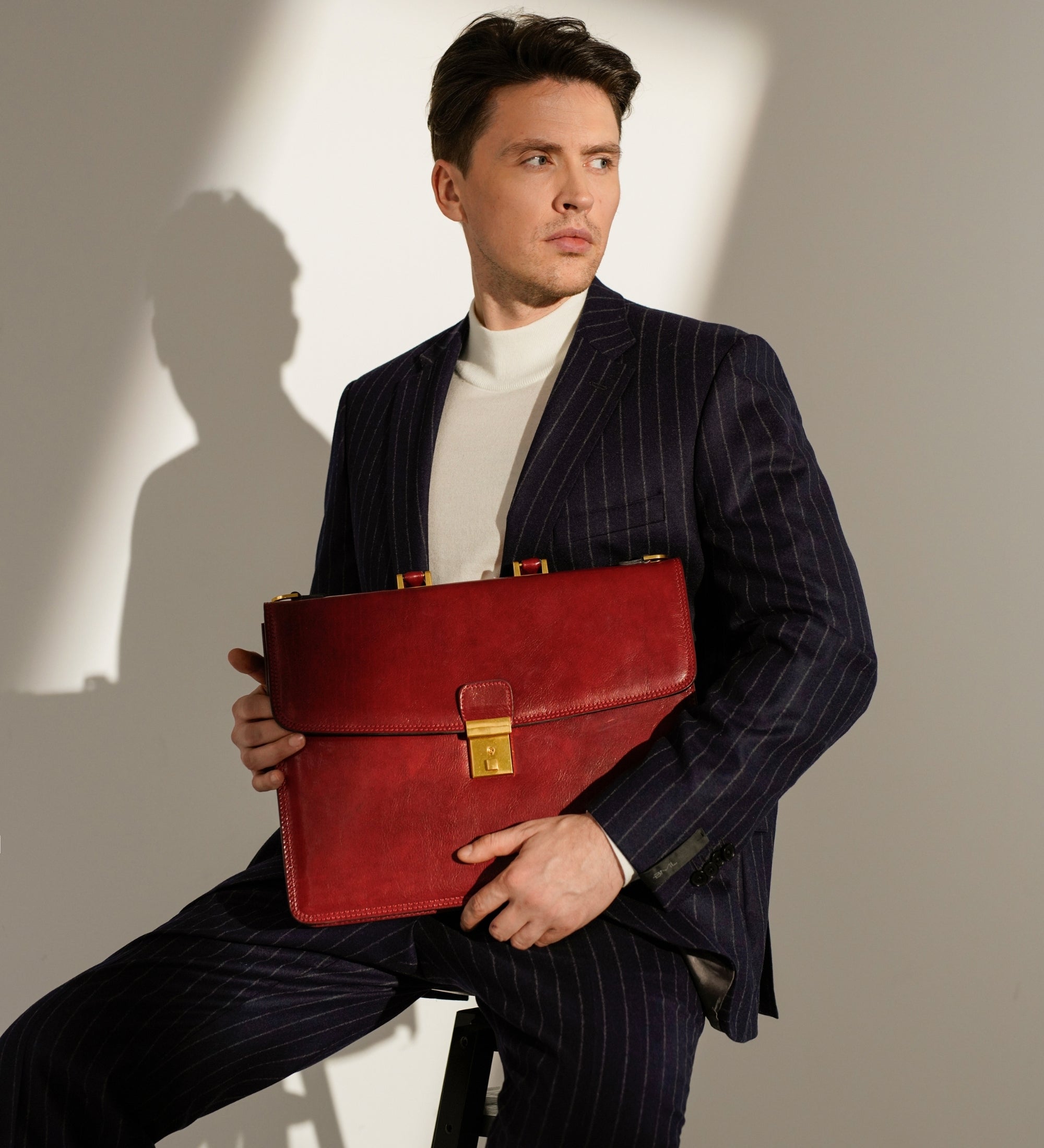 Serviette en cuir The Sound of the Mountain