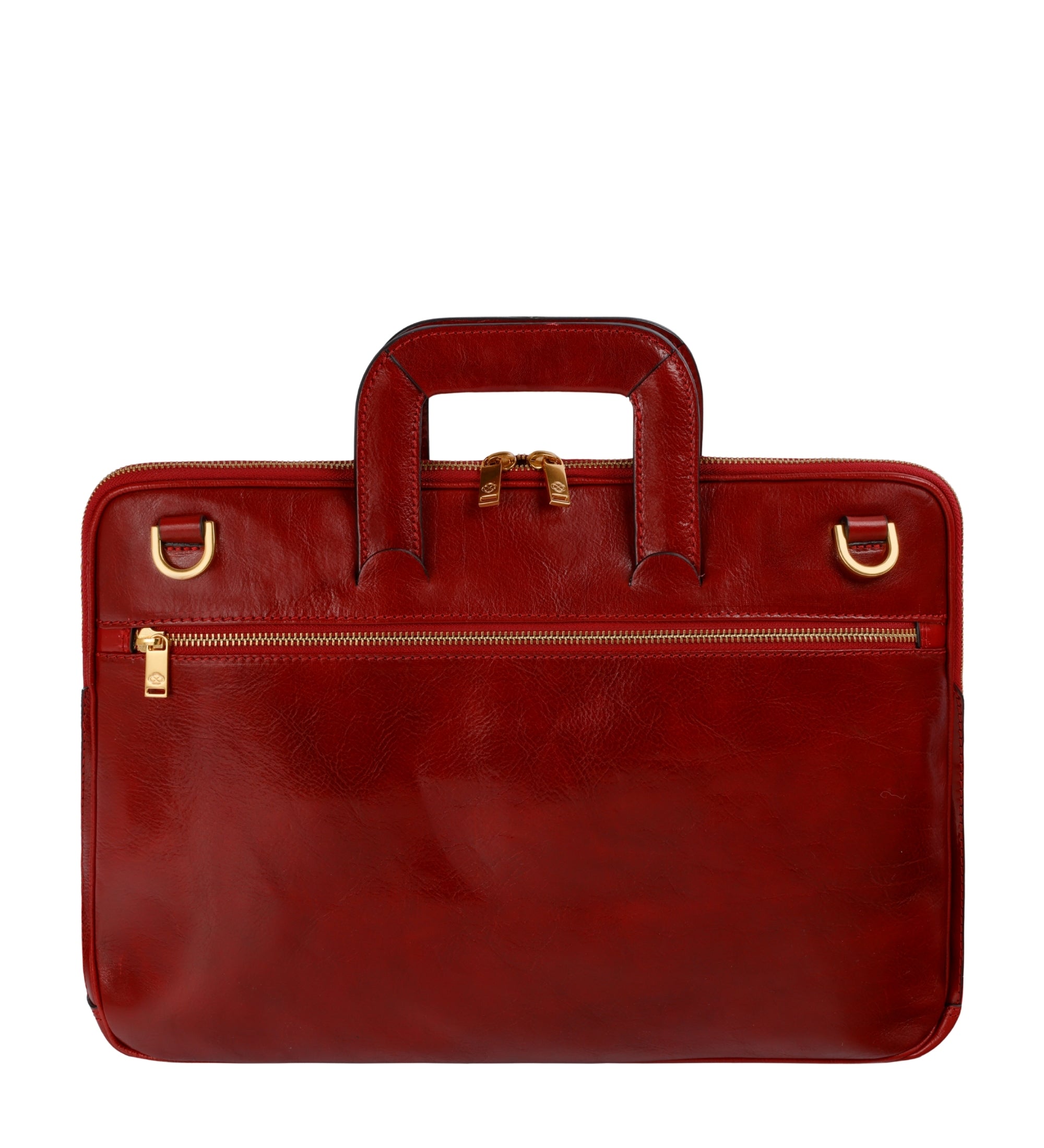 Sacoche pour ordinateur portable en cuir pour femme Brave New World