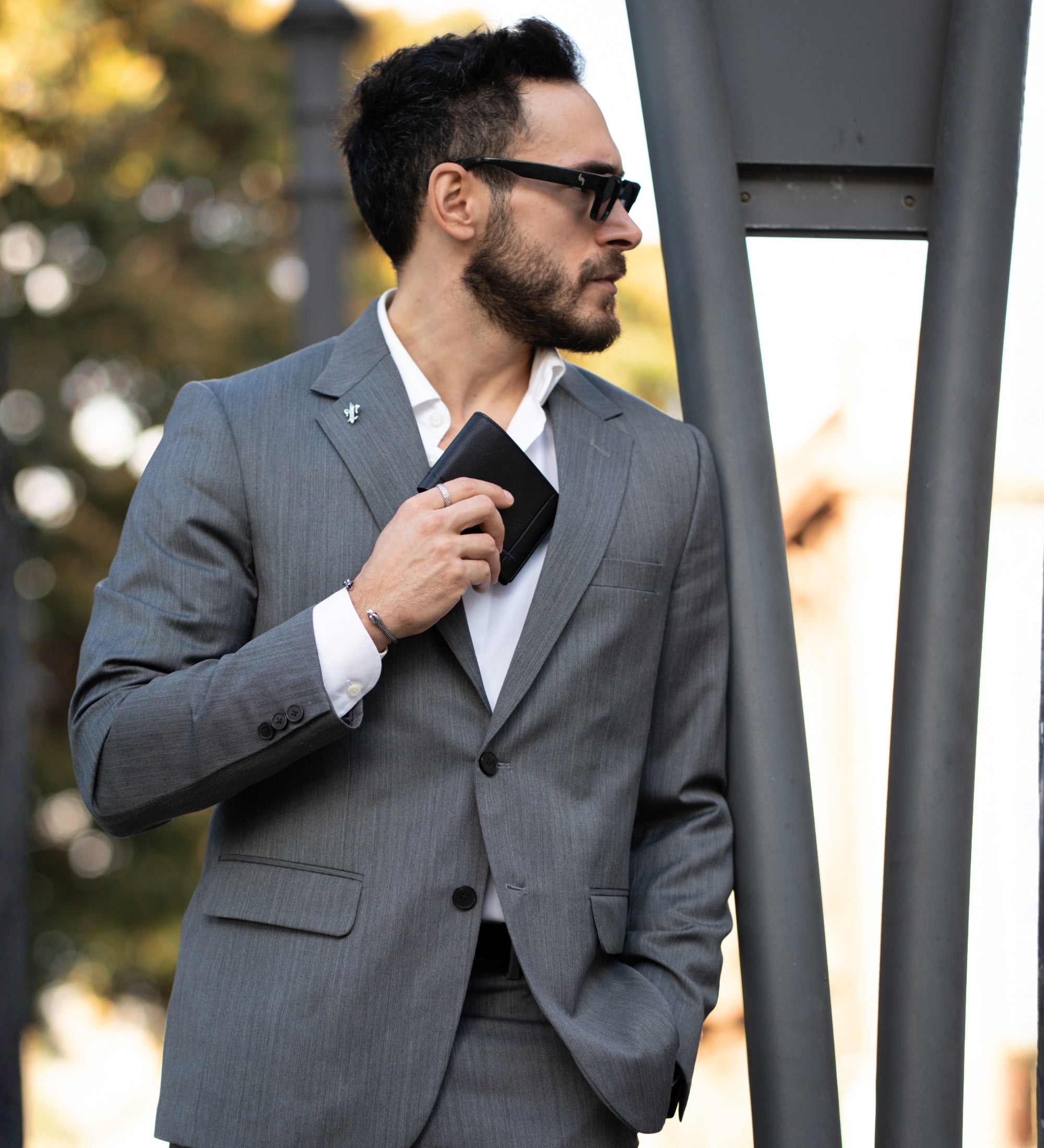 Portefeuille à deux volets en cuir The Getaway