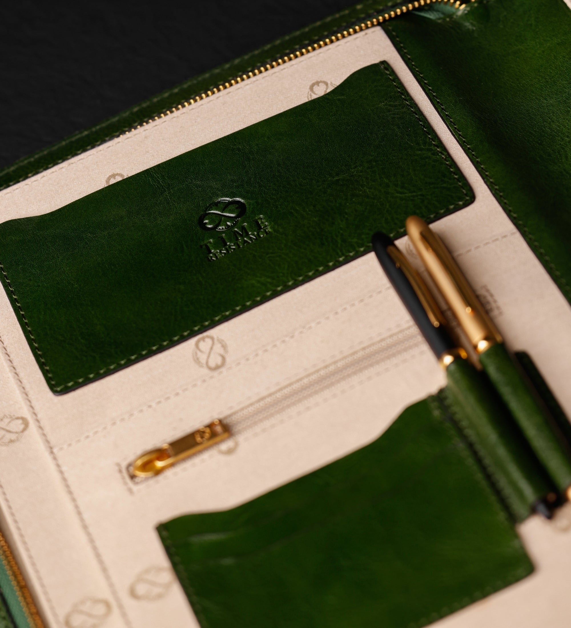 Porte-documents organiseur A4 en cuir Candide