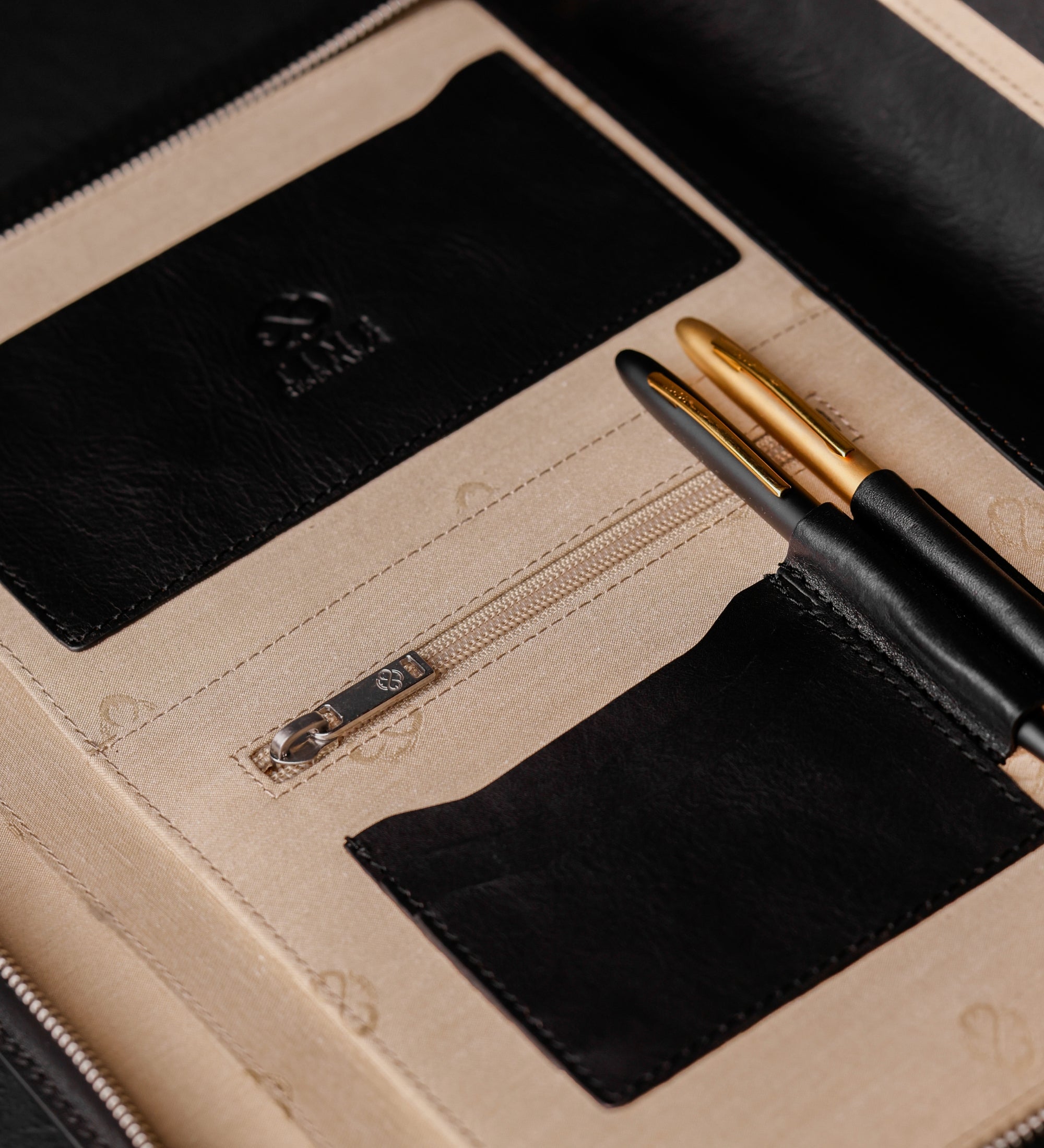 Porte-documents organiseur A4 en cuir pour femme Candide