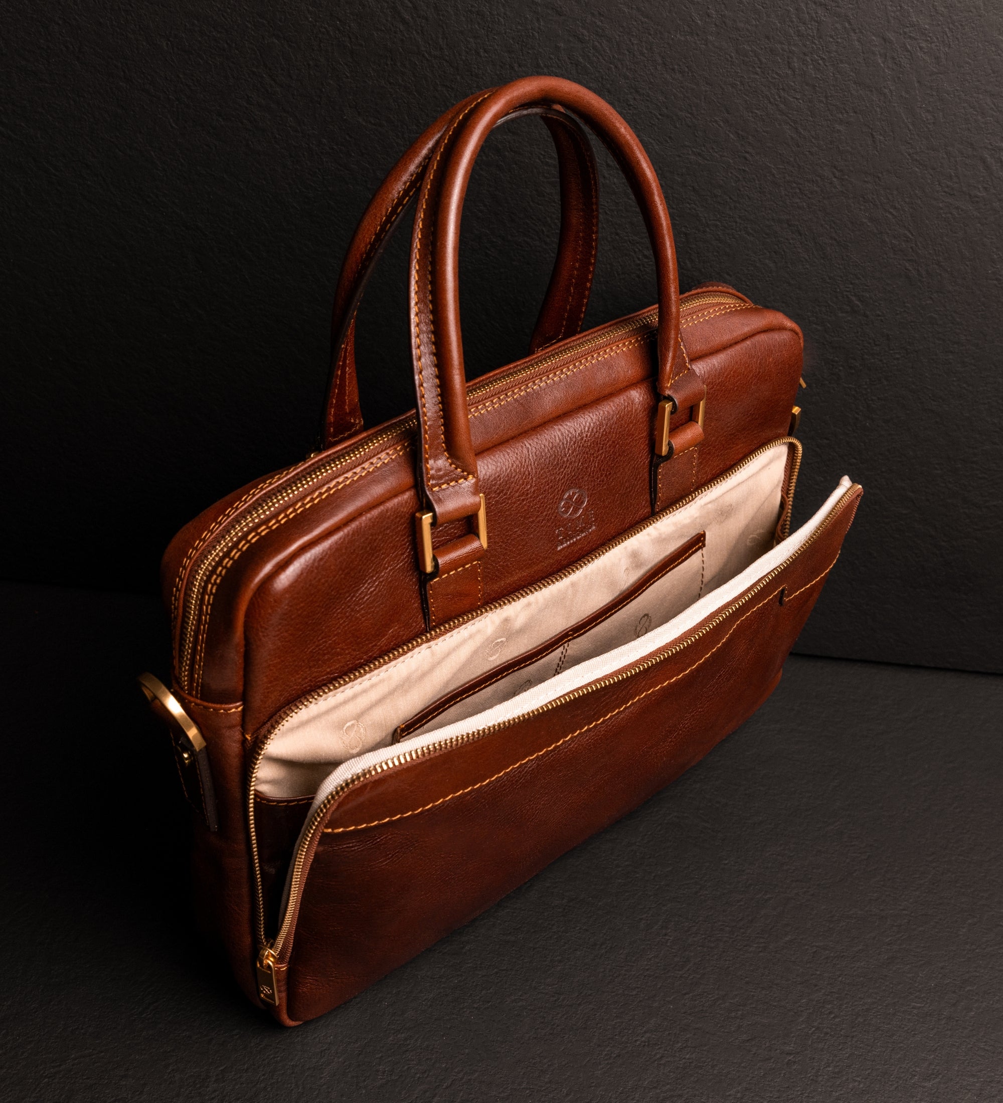 Sacoche pour ordinateur portable en cuir pour femme Orlando