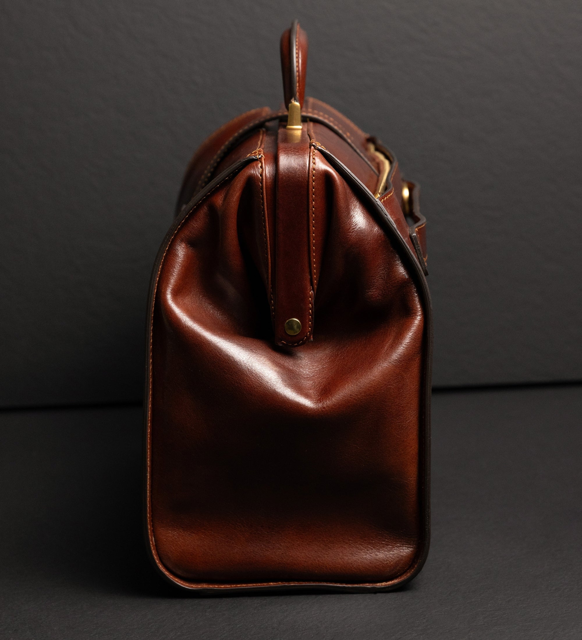 Grand sac de docteur en cuir Mrs Dalloway