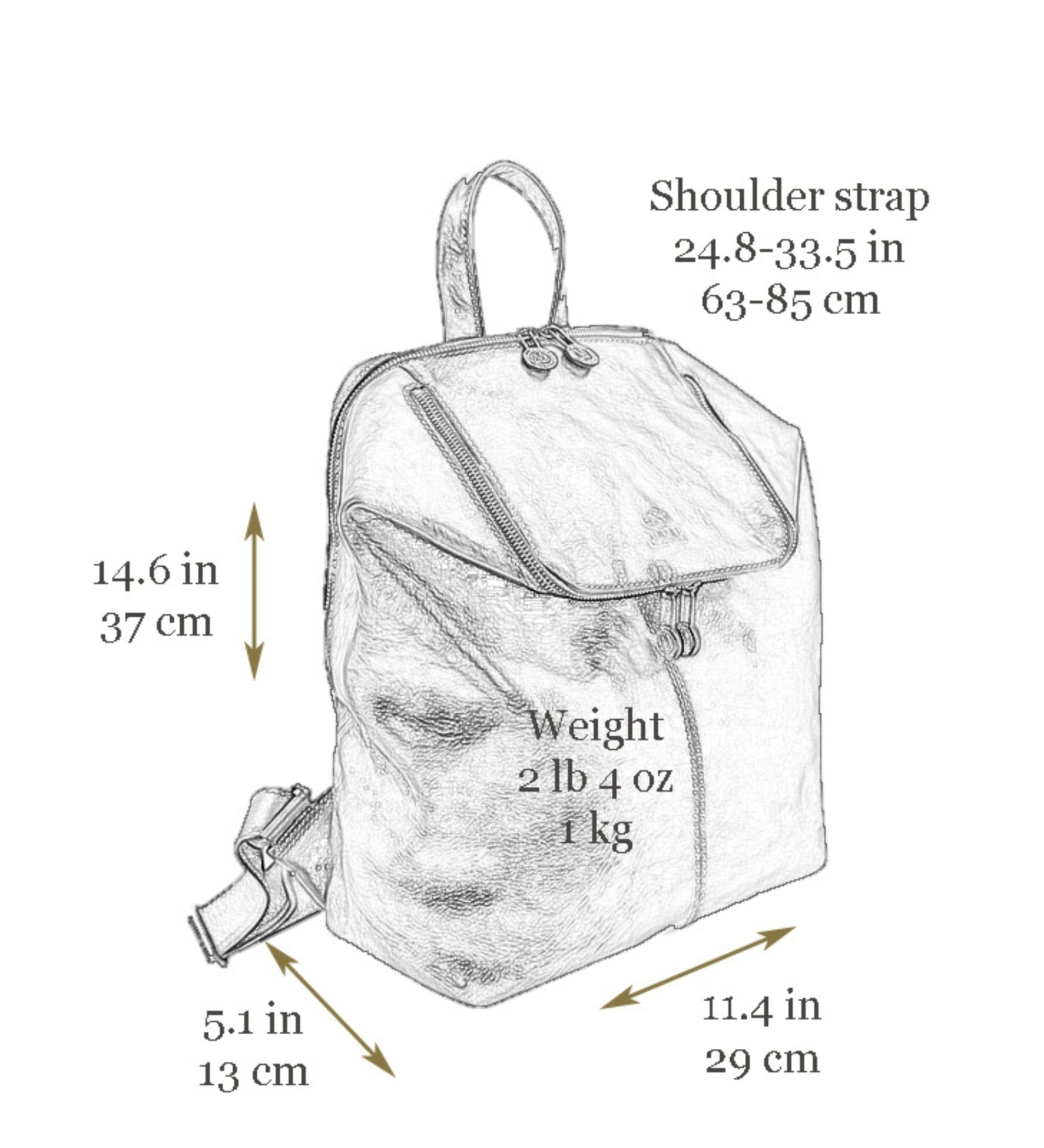 Sac à dos en cuir pour femme A Bend in the River