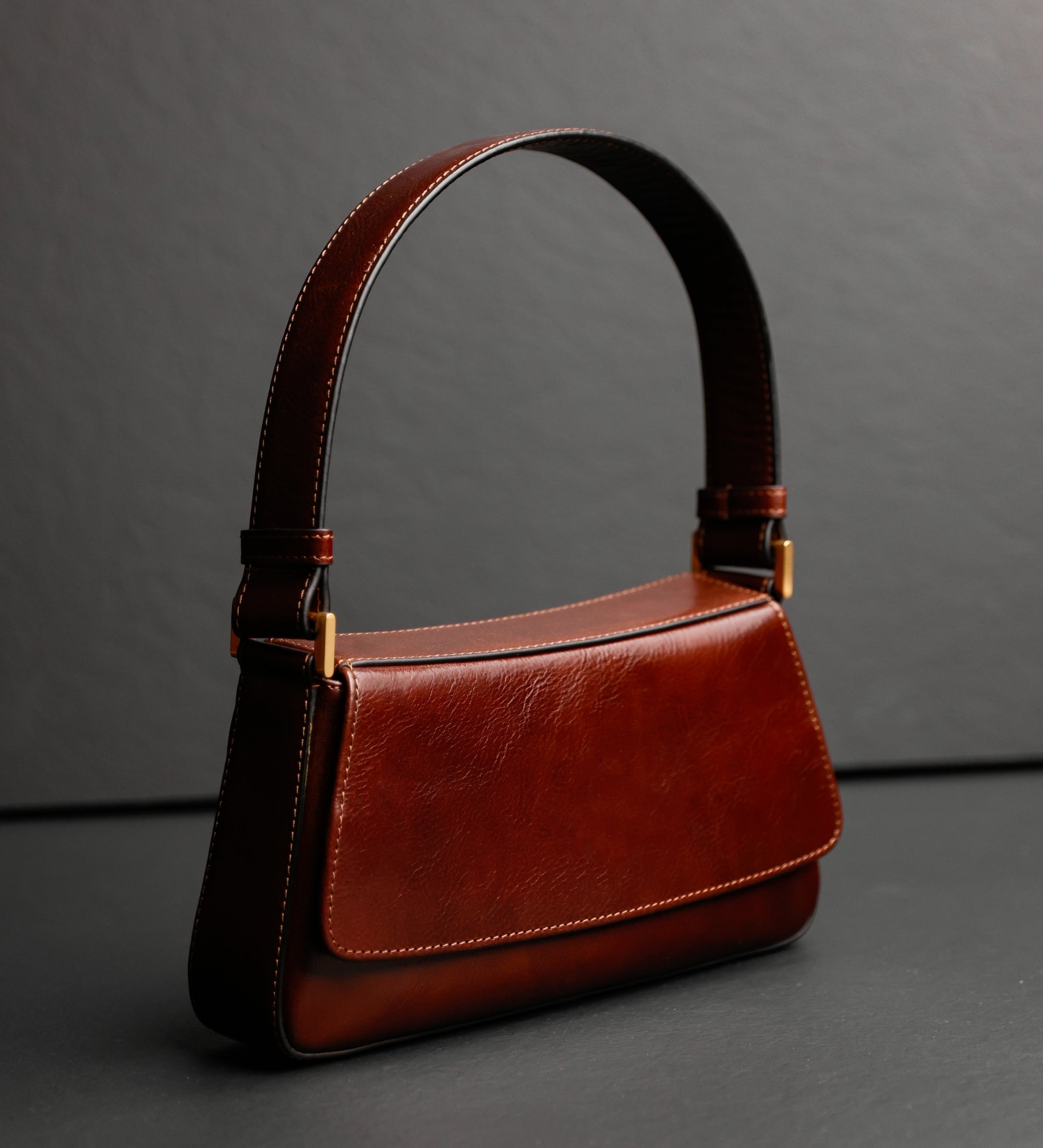 Sac à main baguette en cuir pour femme Bright Lights, Big City