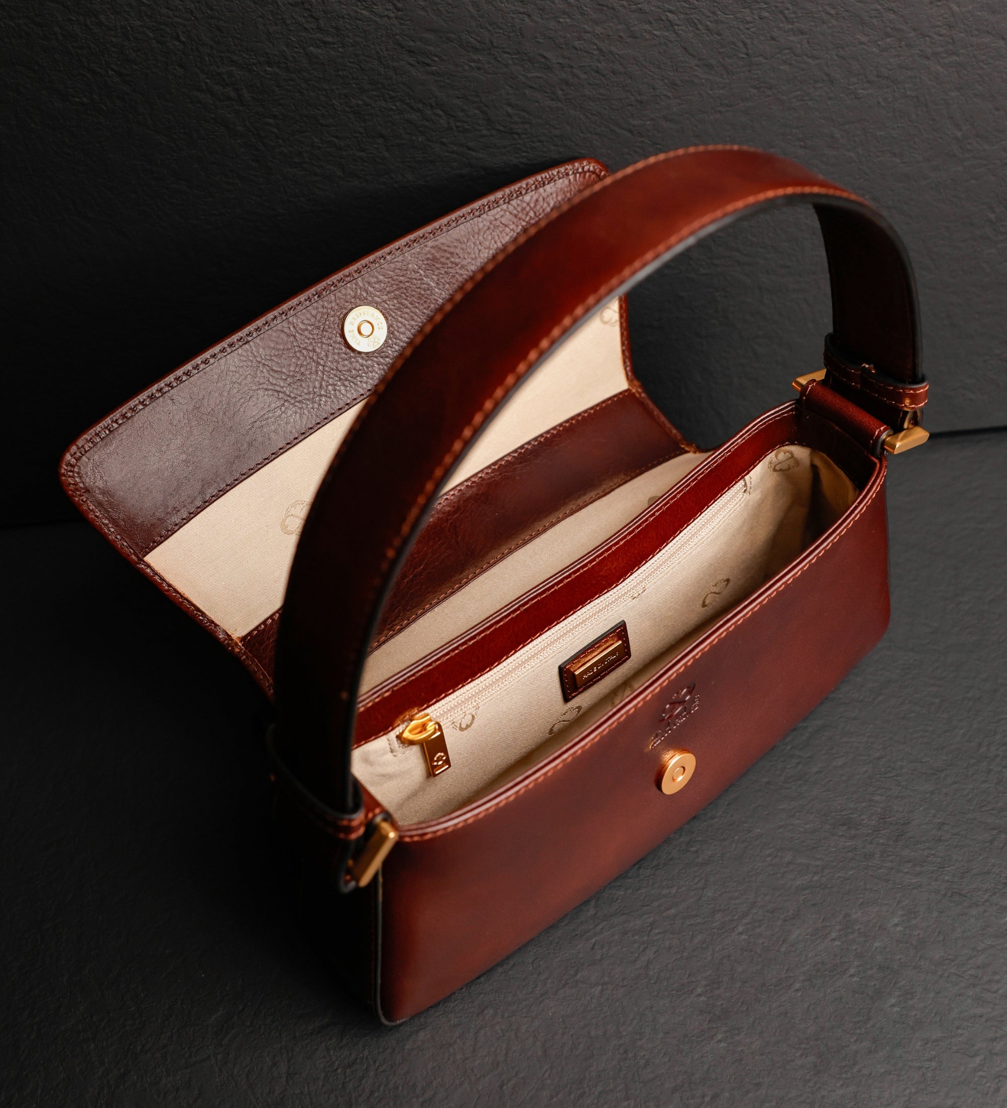 Sac à main baguette en cuir pour femme Bright Lights, Big City