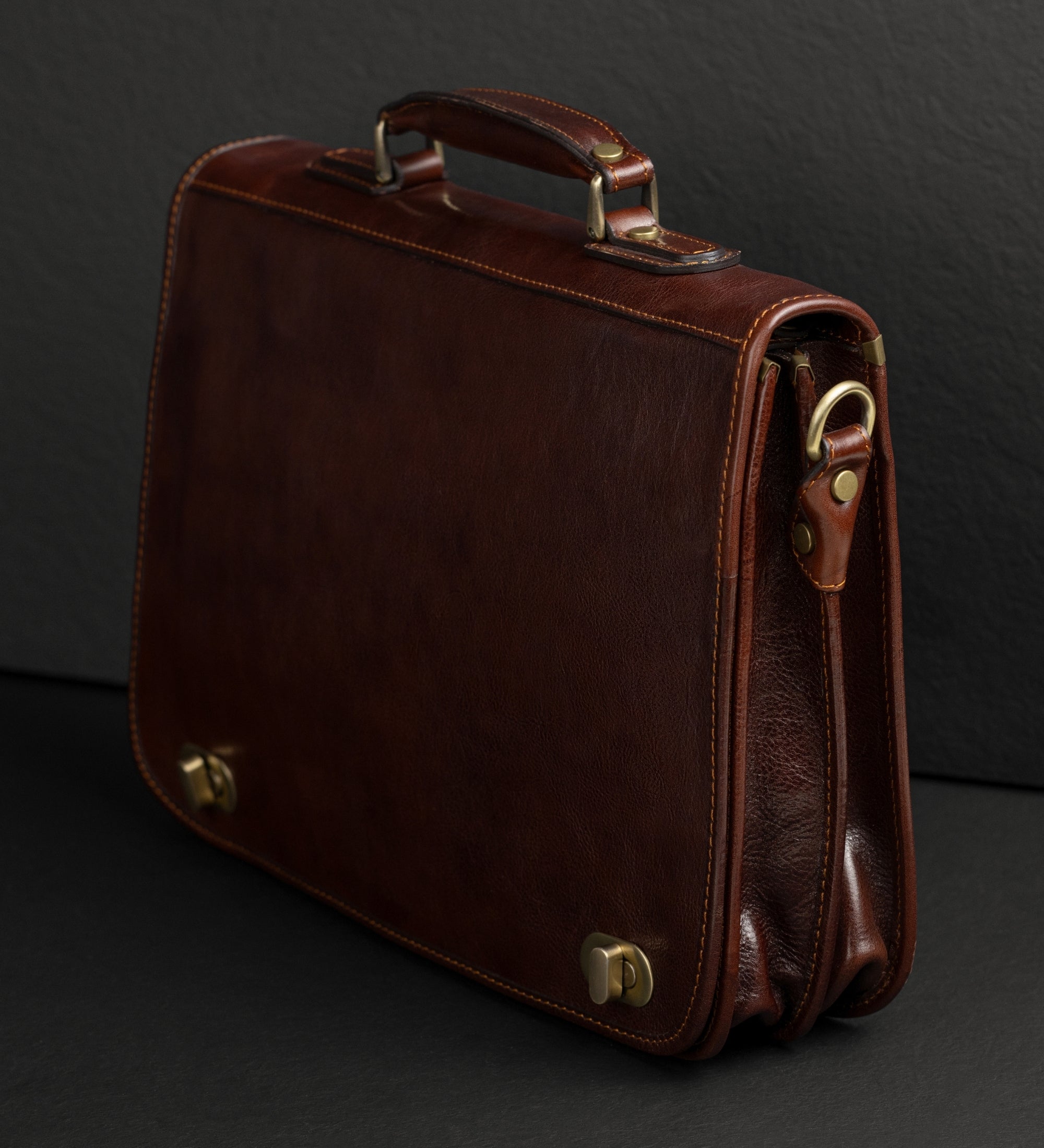 Sacoche pour ordinateur portable en cuir Illusions