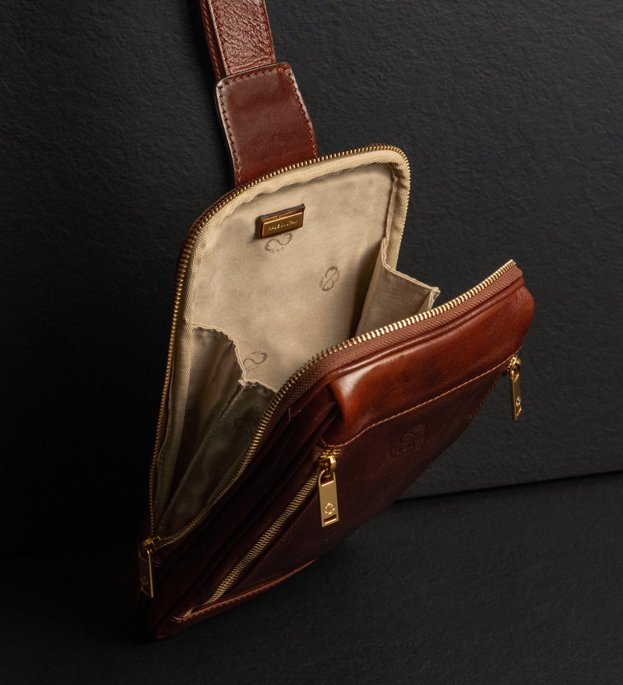 Sac bandoulière en cuir Kim