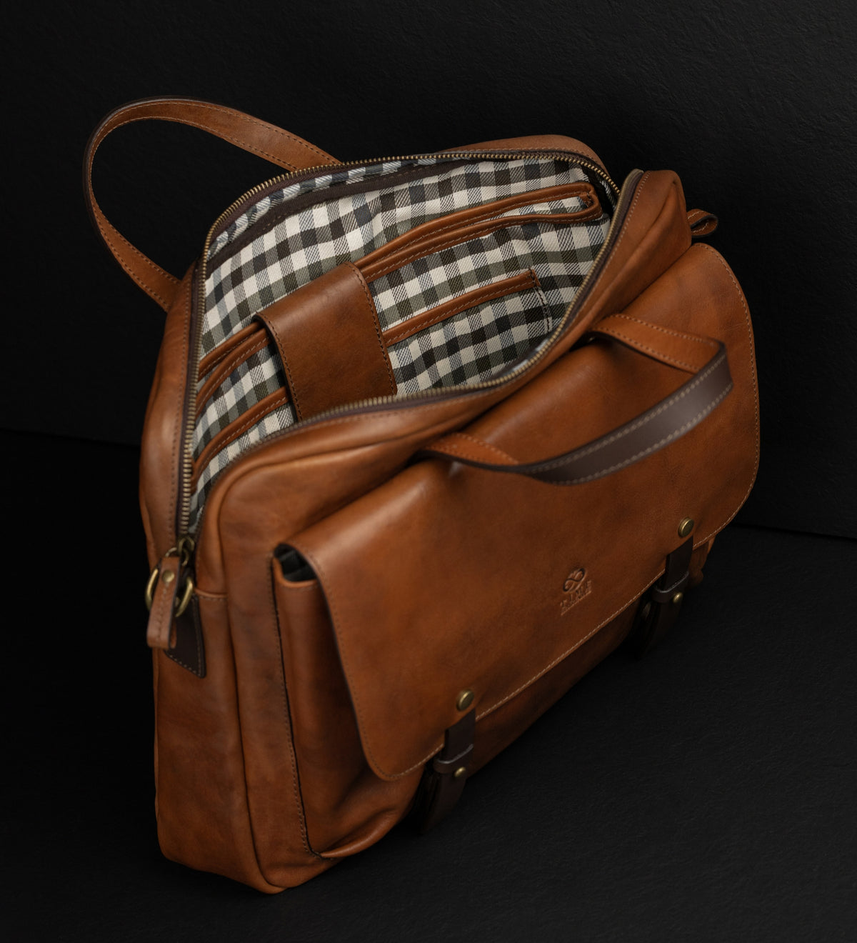 Sacoche pour ordinateur portable en cuir Lanark