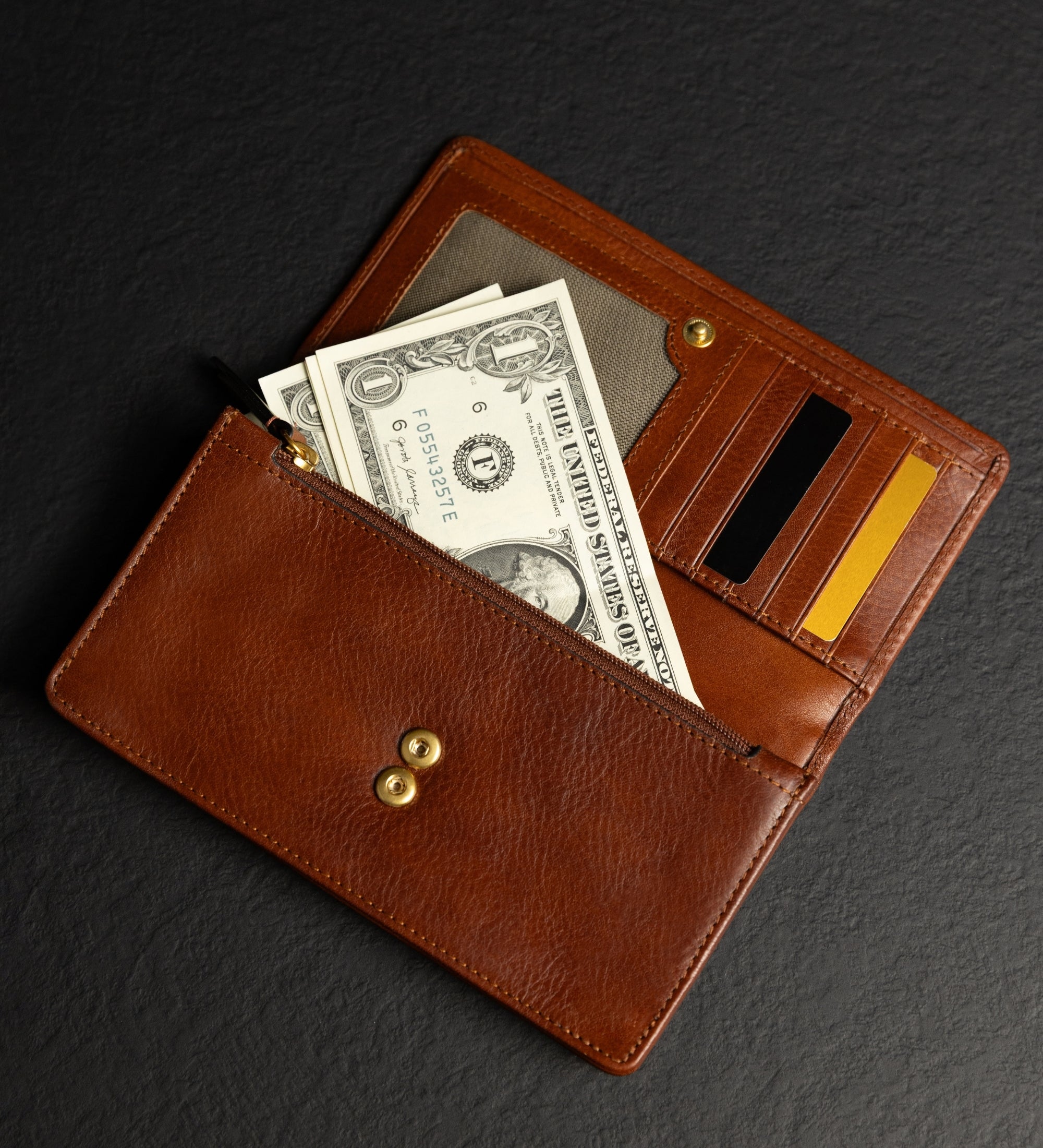 Portefeuille Continental en Cuir pour Femme Charade