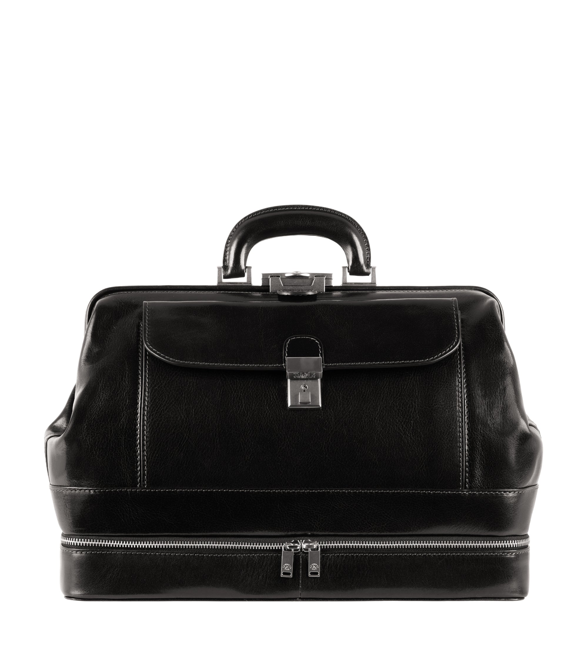 Grand sac de docteur en cuir italien The Master and Margarita