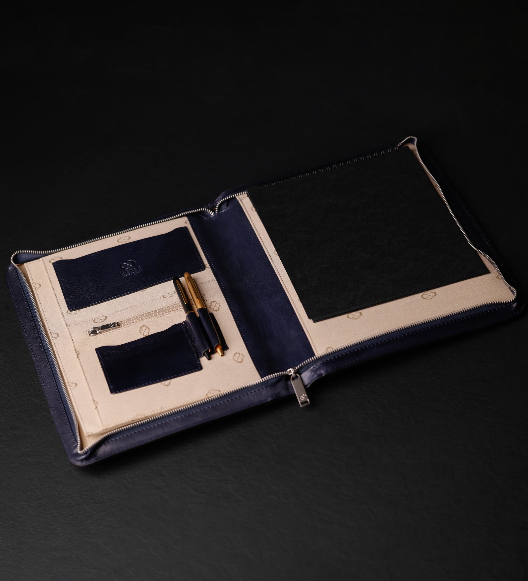 Porte-documents organiseur A4 en cuir pour femme Candide