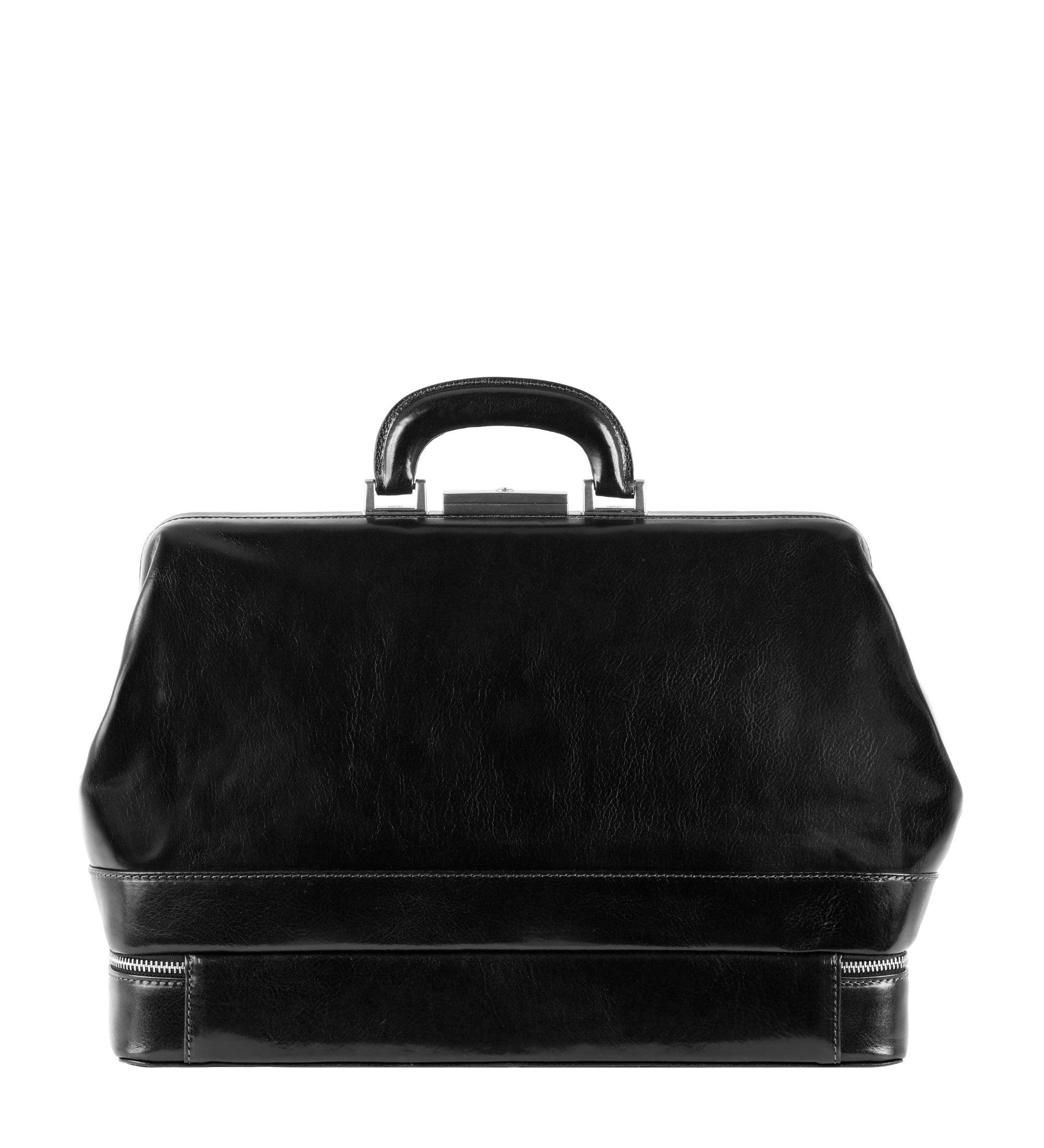 Grand sac de docteur en cuir italien The Master and Margarita