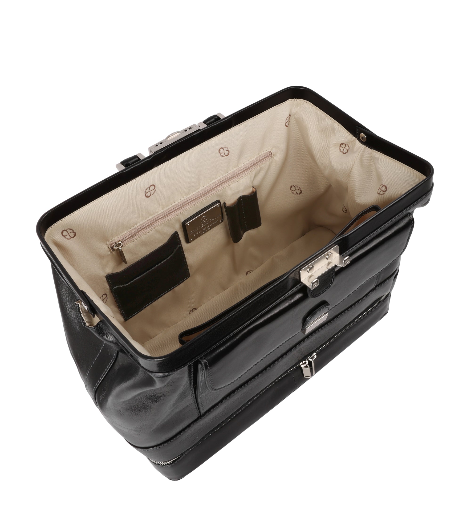 Grand sac de docteur en cuir italien The Master and Margarita