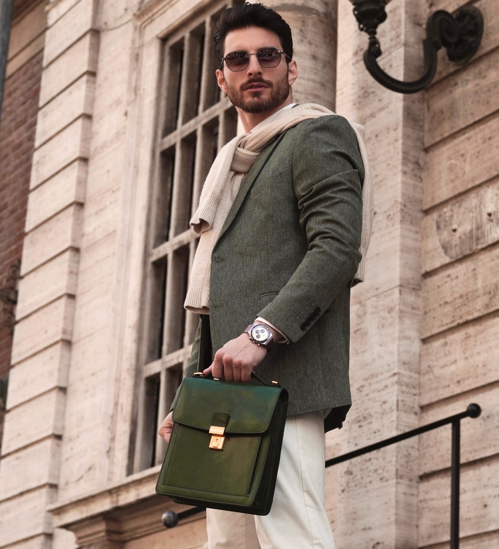 Petite mallette en cuir Walden