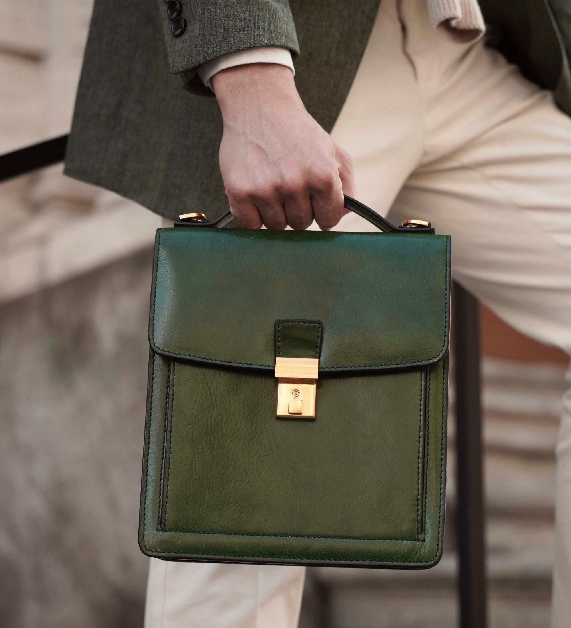 Petite mallette en cuir Walden