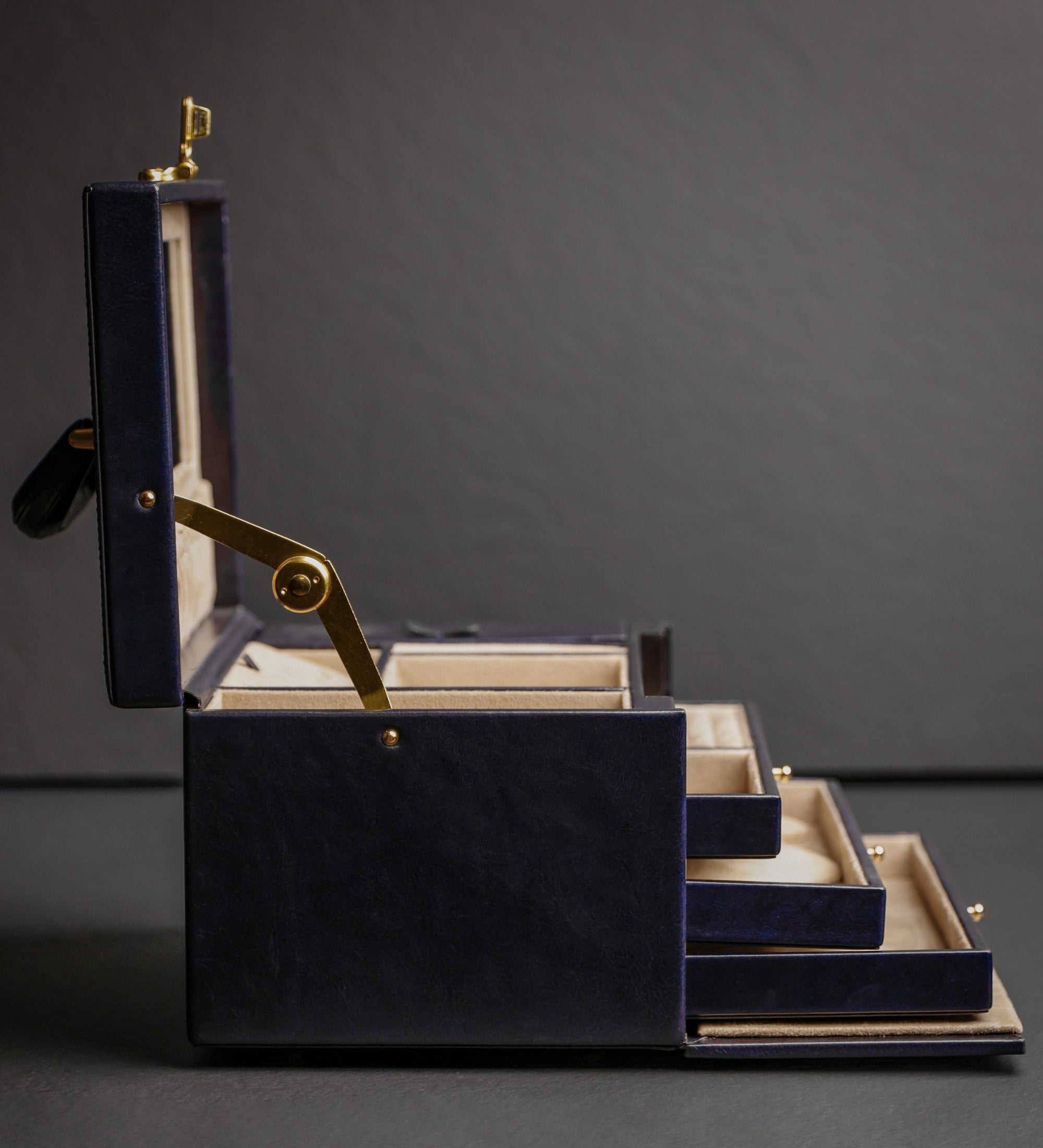 Grande boîte à bijoux en cuir pour femme The Portrait of a Lady