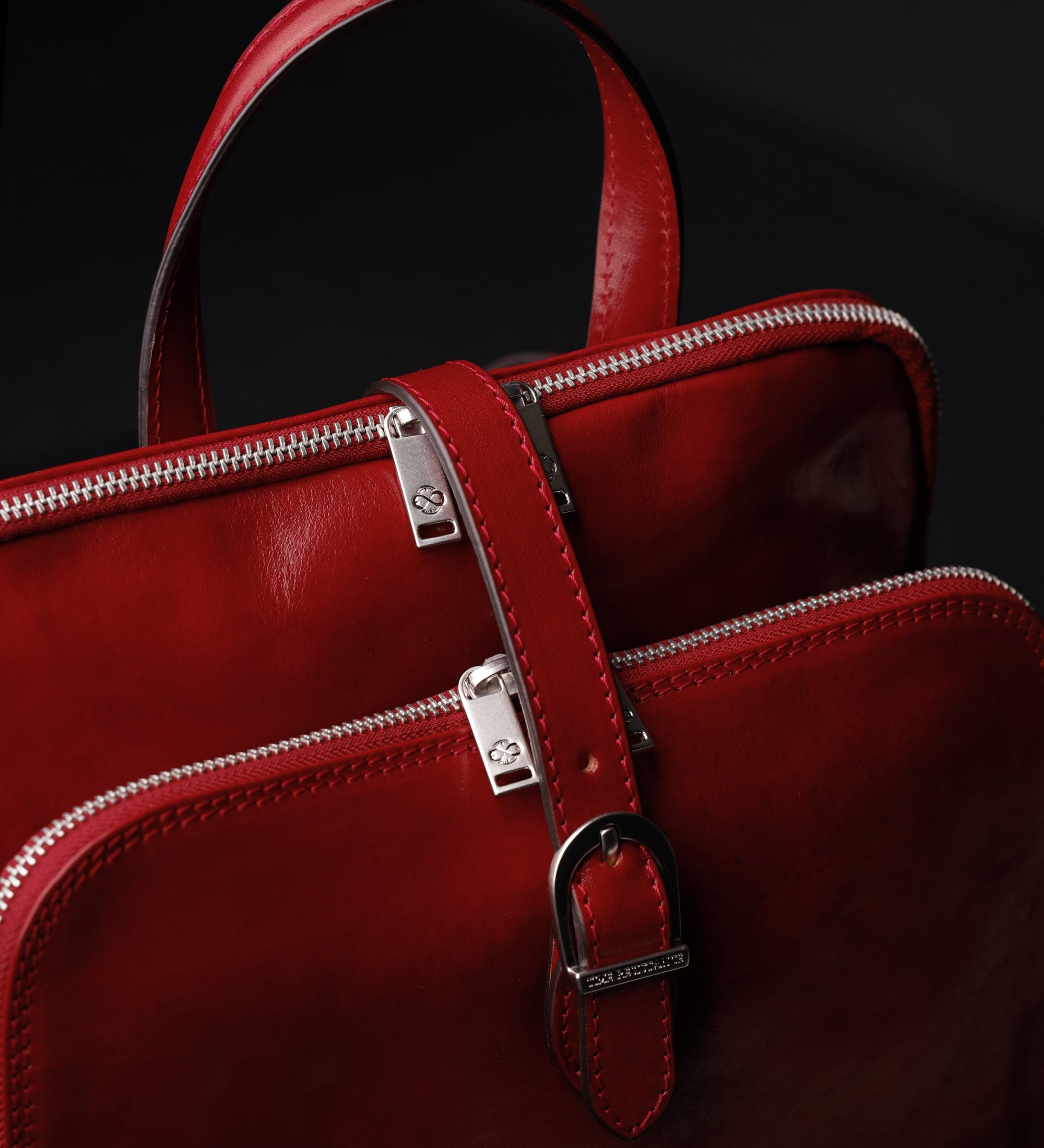 Sac à dos convertible à bandoulière en cuir pour femme Clarissa