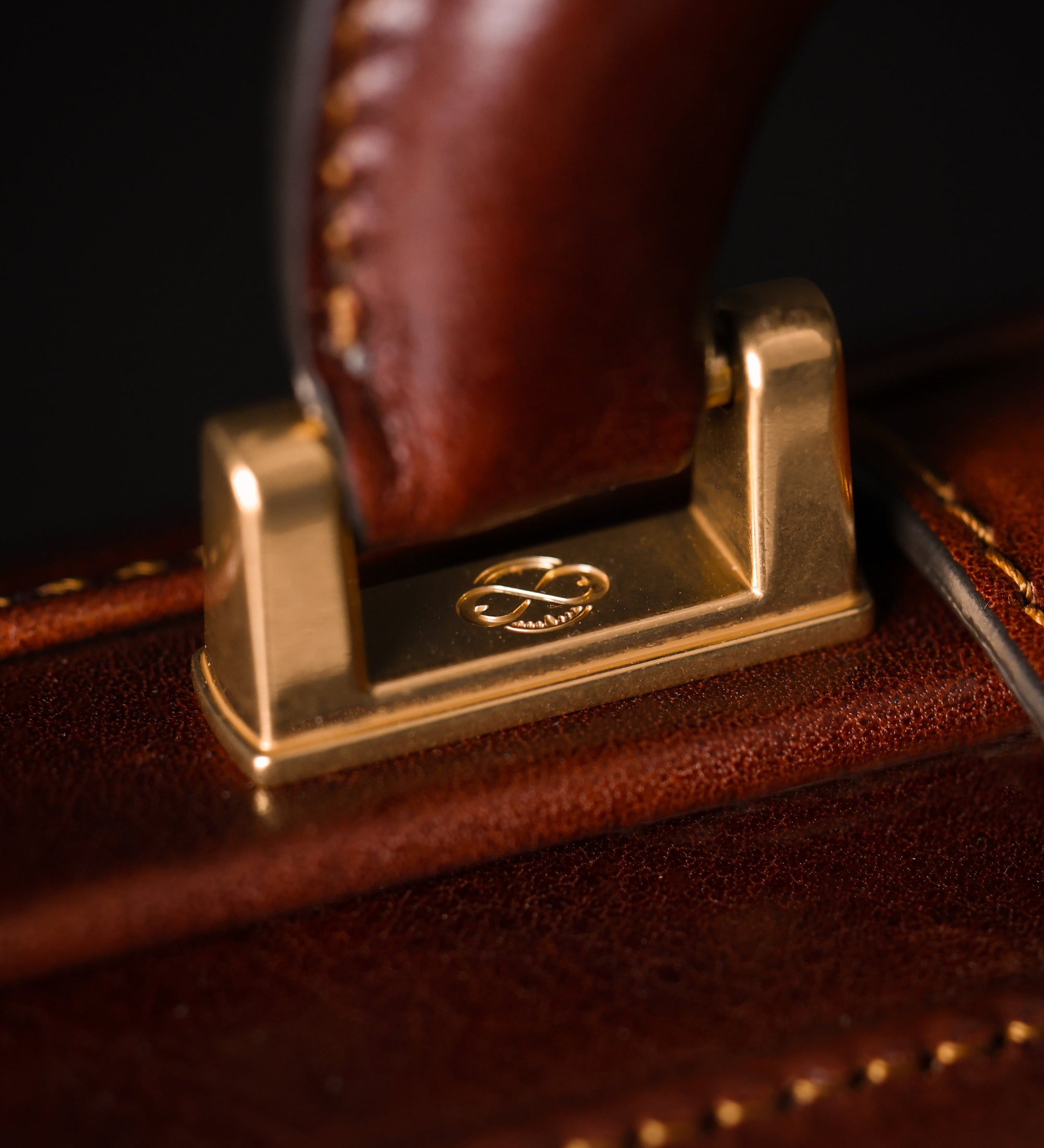 Grande mallette en cuir The Firm