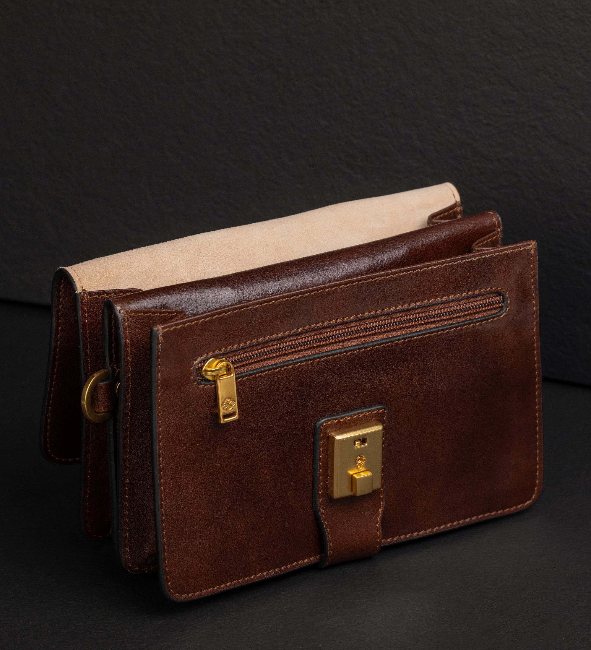Pochette en cuir The Maltese Falcon