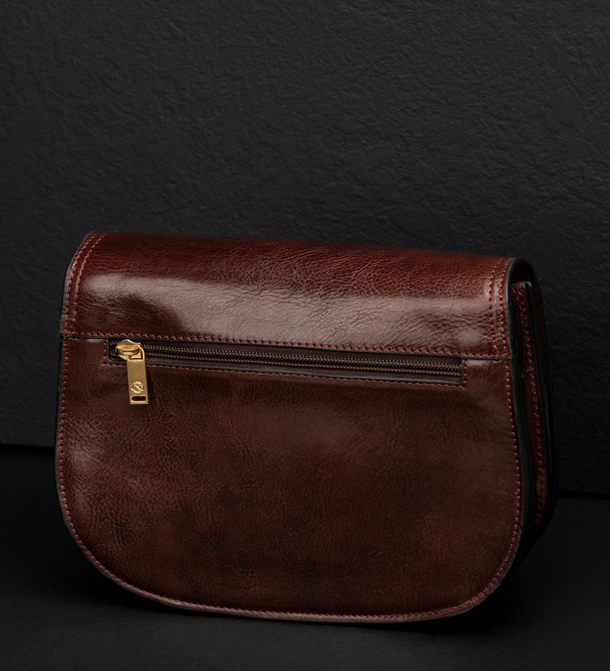 Sac à bandoulière selle en cuir pour femme Moonfleet