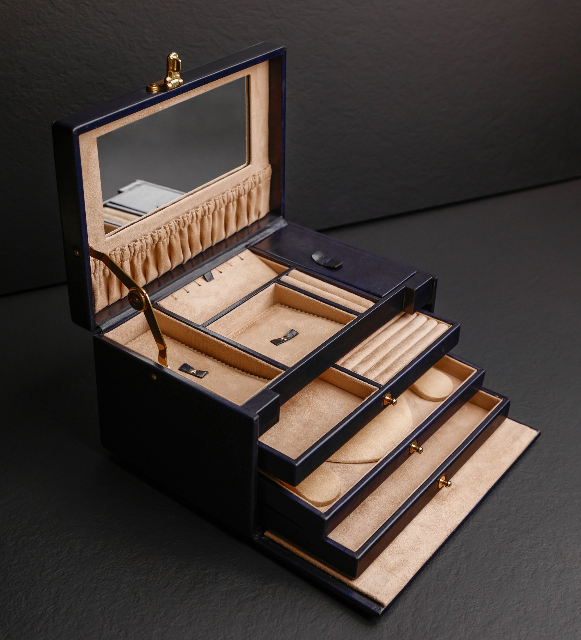 Grande boîte à bijoux en cuir pour femme The Portrait of a Lady