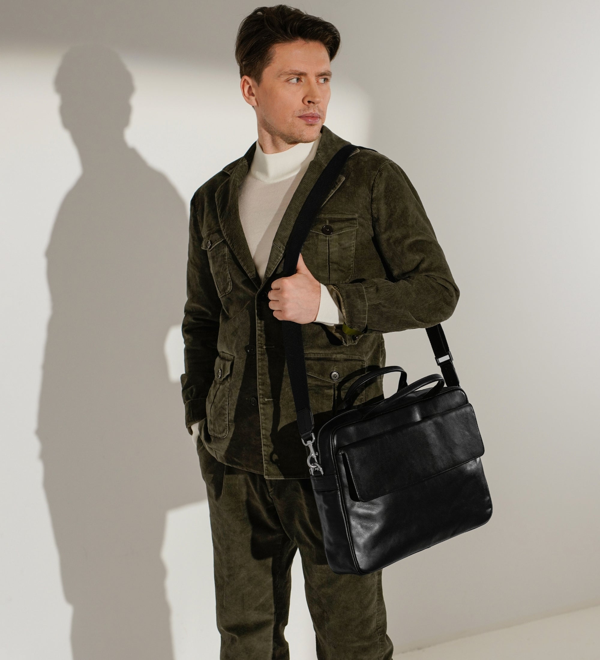 Sacoche pour ordinateur portable en cuir The Sheltering Sky
