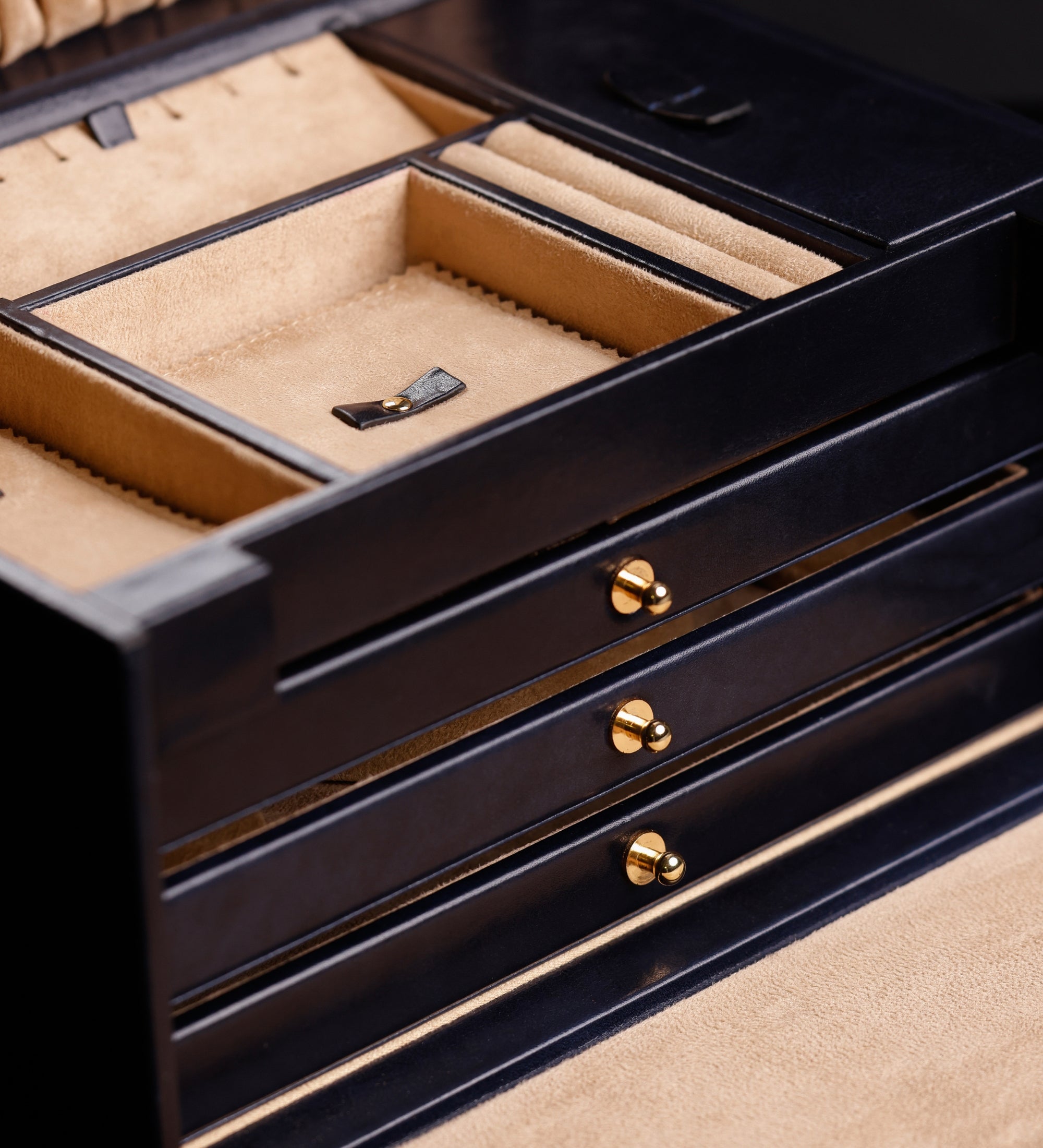 Grande boîte à bijoux en cuir pour femme The Portrait of a Lady