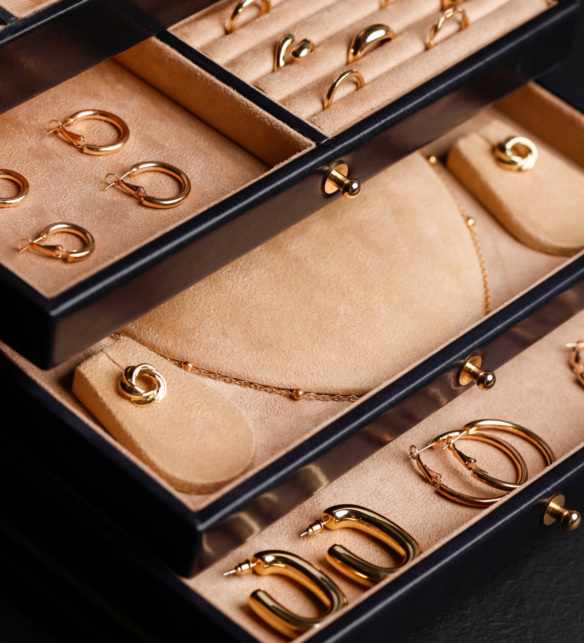 Grande boîte à bijoux en cuir pour femme The Portrait of a Lady