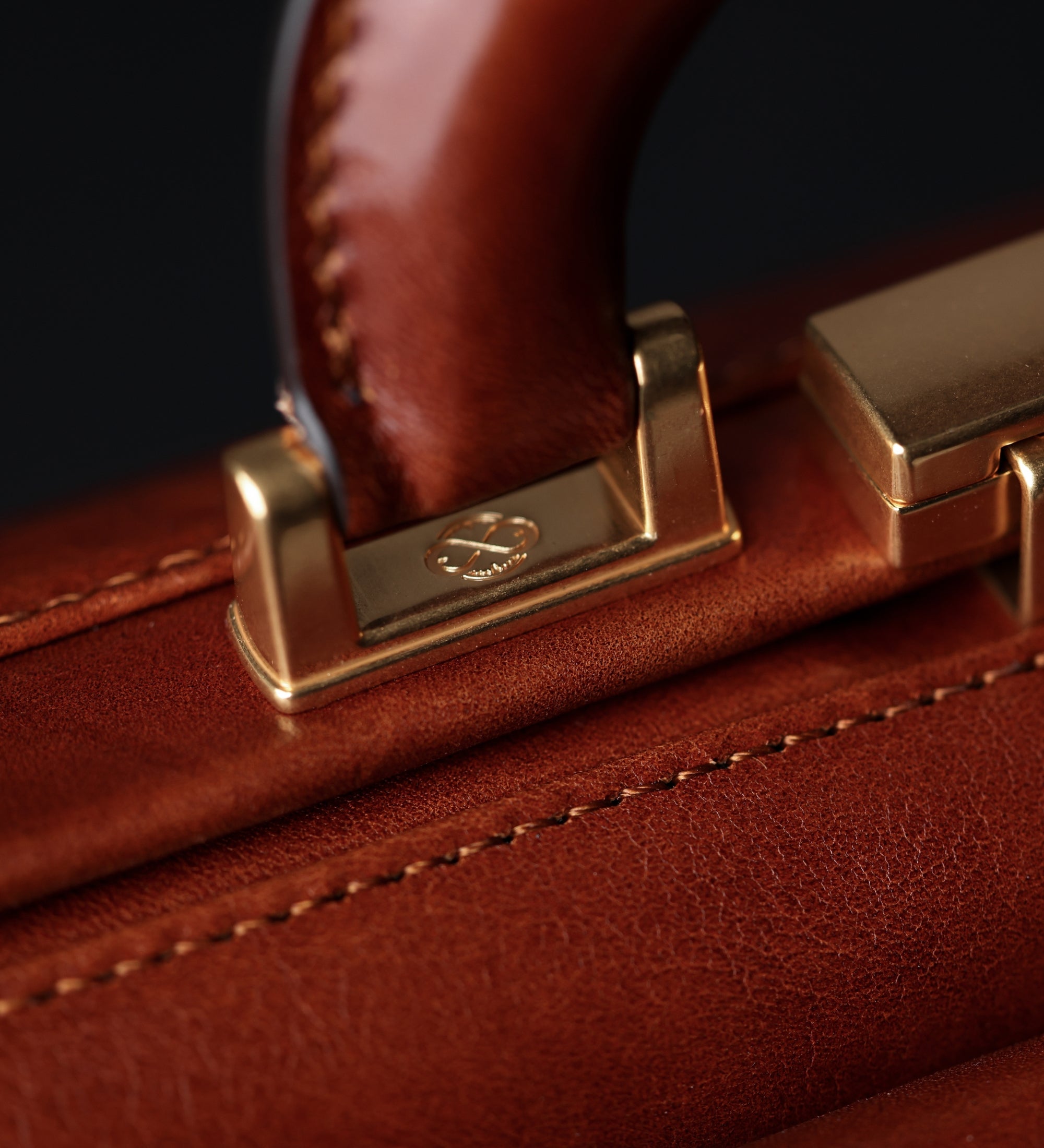 Grand sac de docteur en cuir italien The Master and Margarita