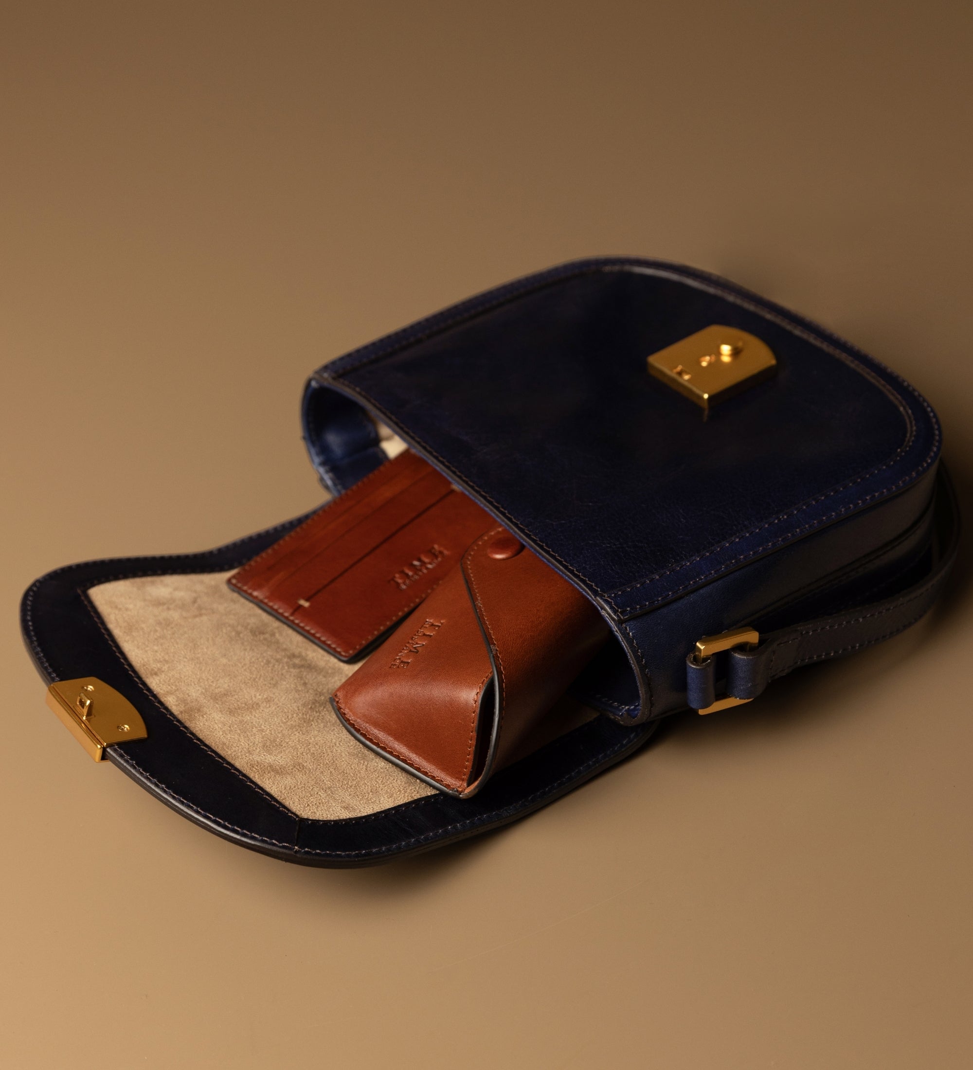 Sac selle en cuir pour femme Secrets