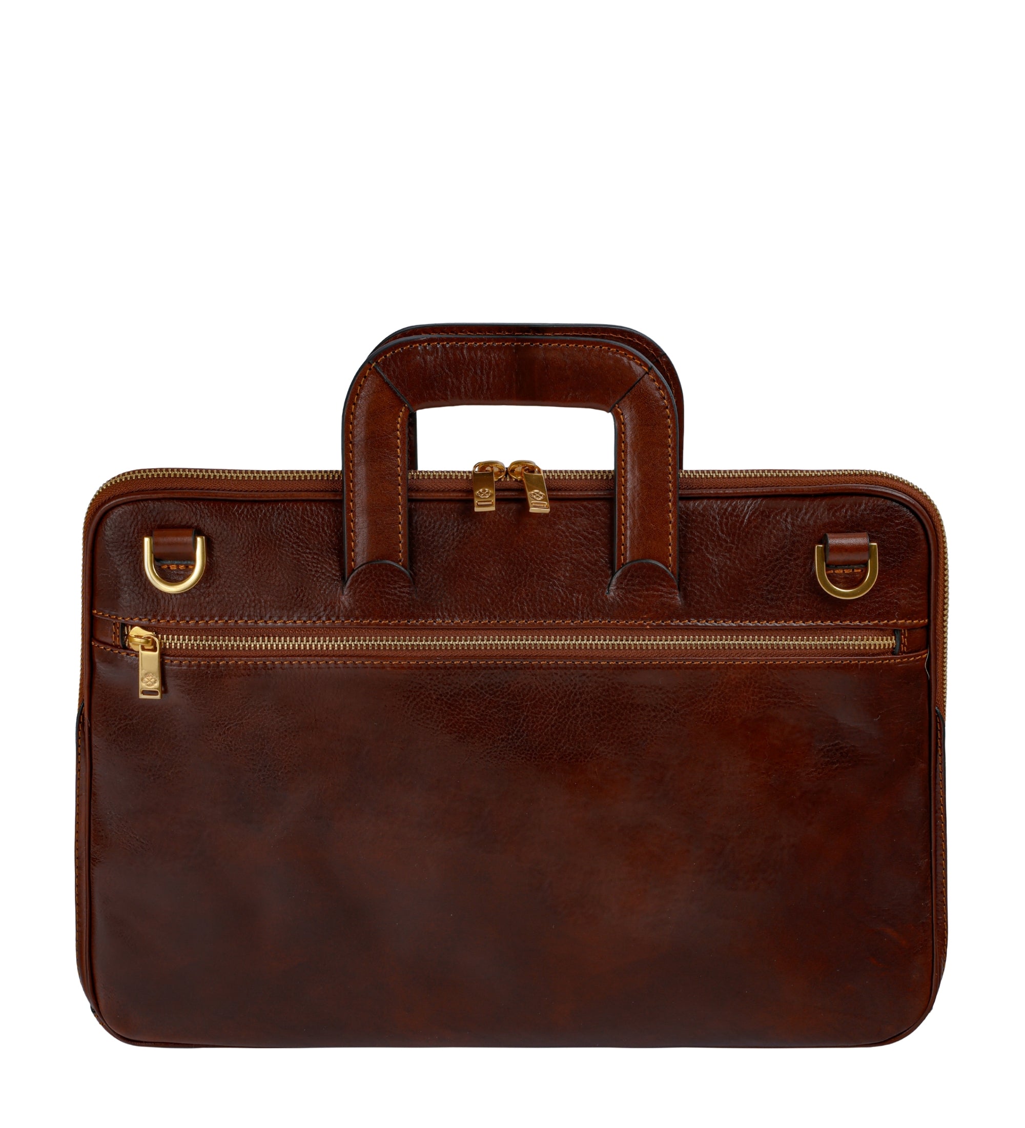 Sacoche pour ordinateur portable en cuir pour femme Brave New World
