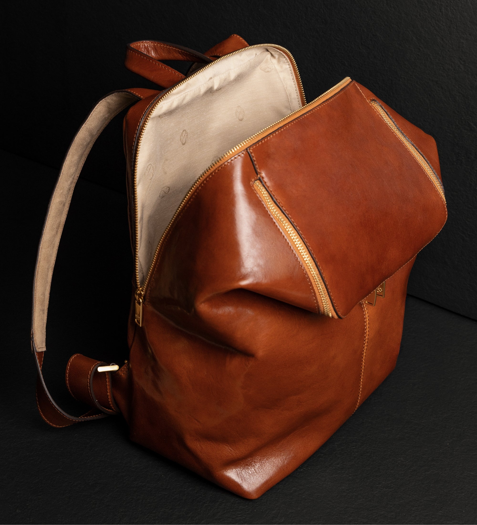 Sac à dos en cuir pour femme A Bend in the River