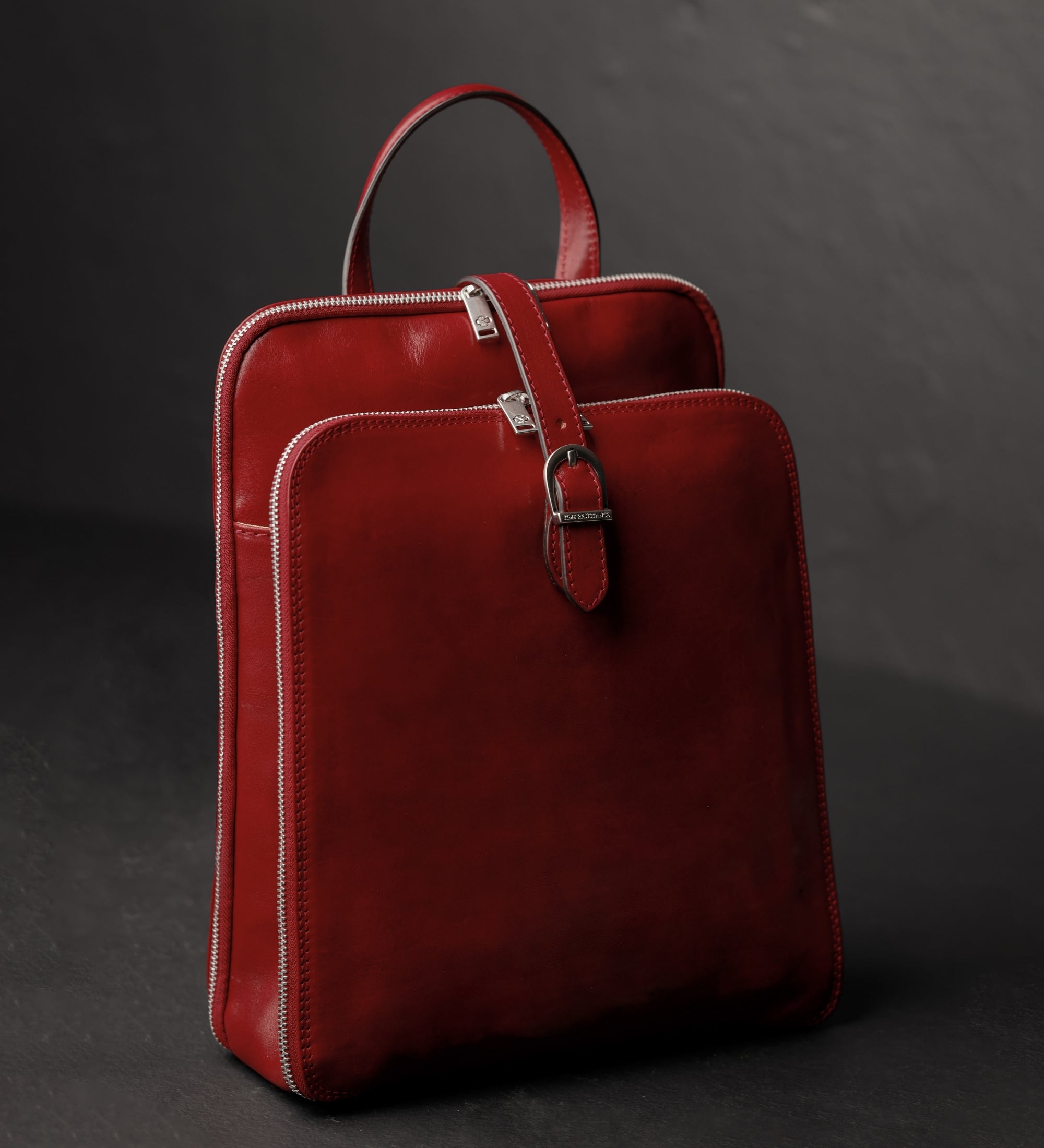 Sac à dos convertible à bandoulière en cuir pour femme Clarissa