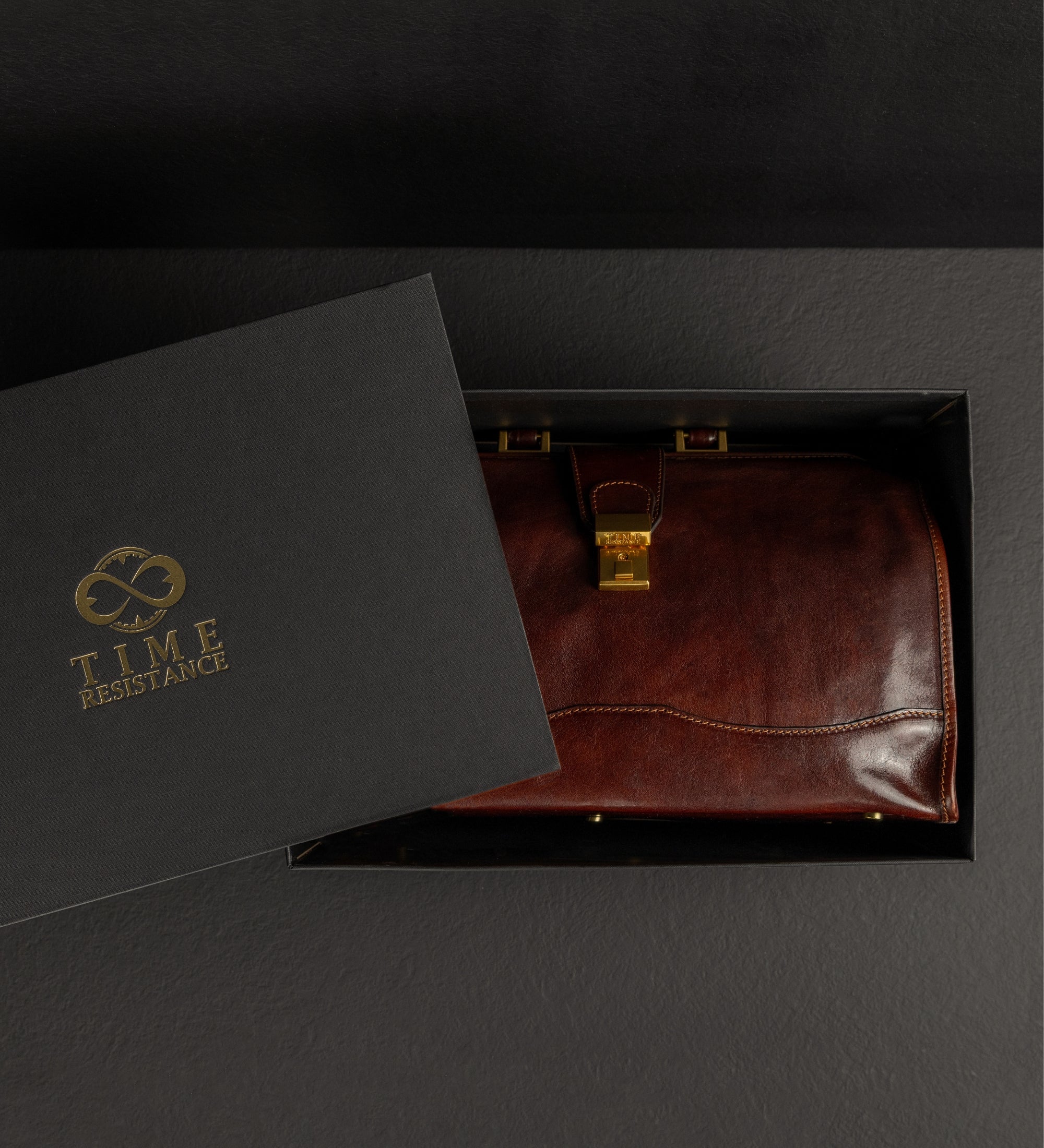 Petit sac de docteur en cuir David Copperfield