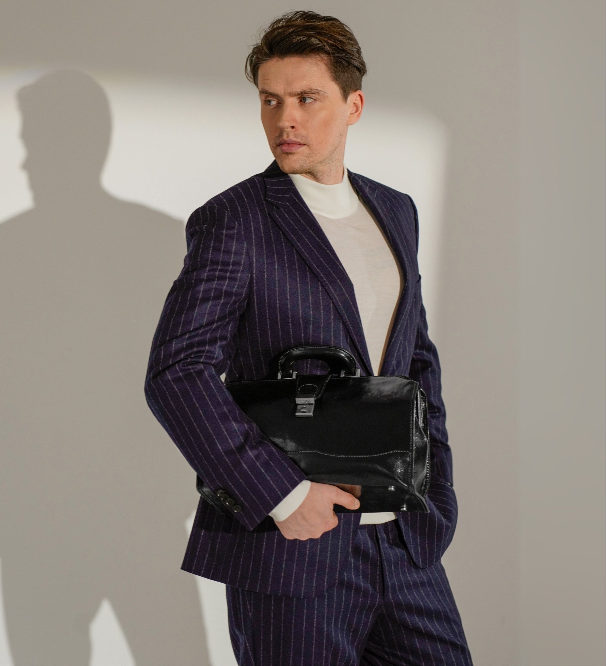 Petit sac de docteur en cuir David Copperfield