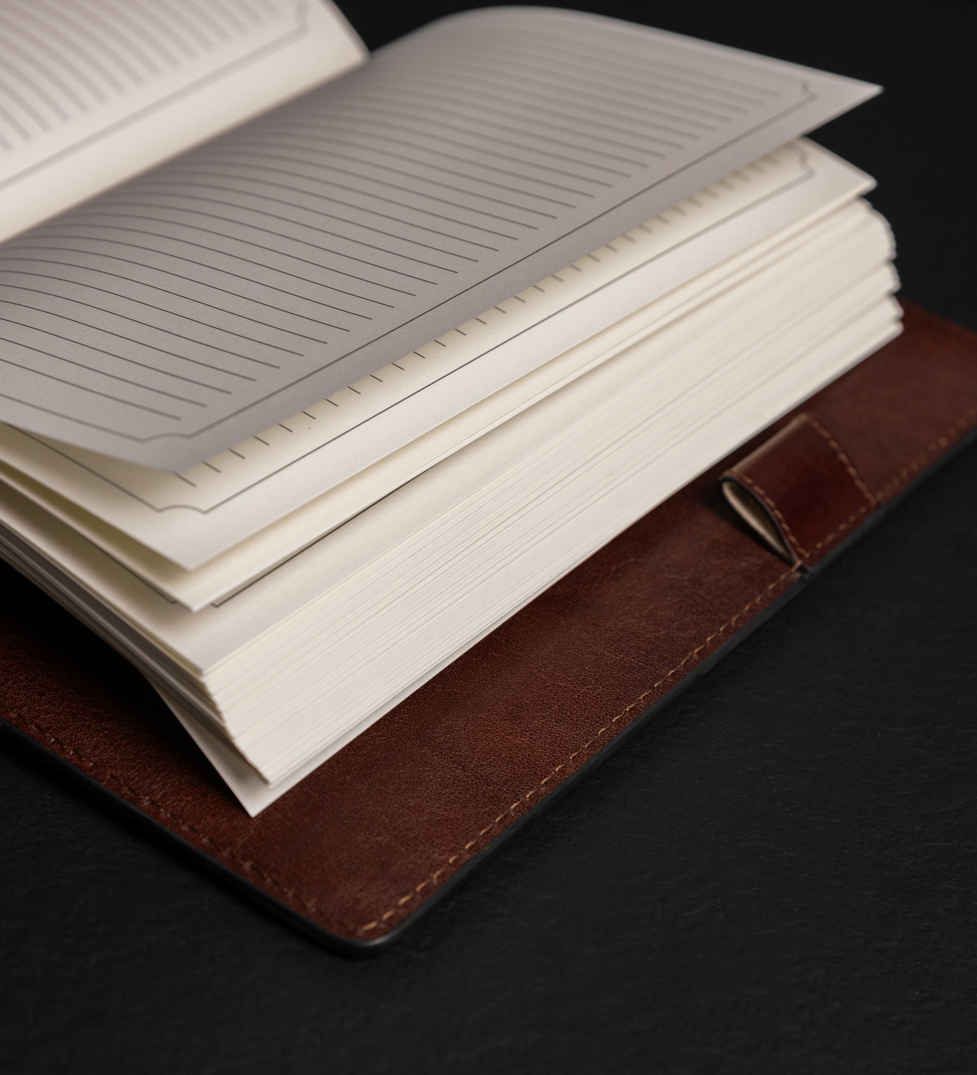 Carnet en cuir avec bloc-notes rechargeable A5 The Diary of a Nobody
