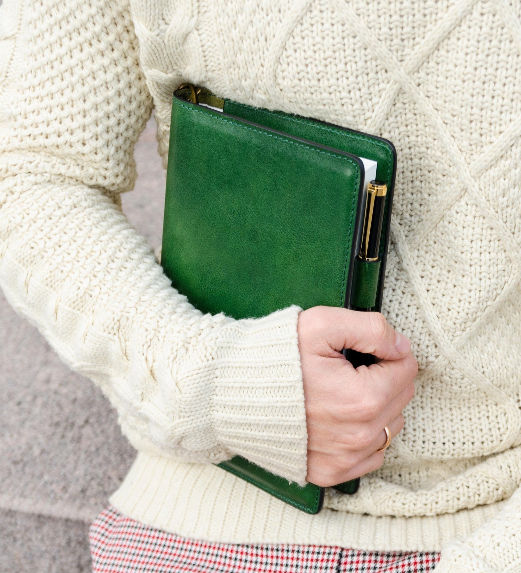 Carnet en cuir avec bloc-notes rechargeable A5 The Diary of a Nobody