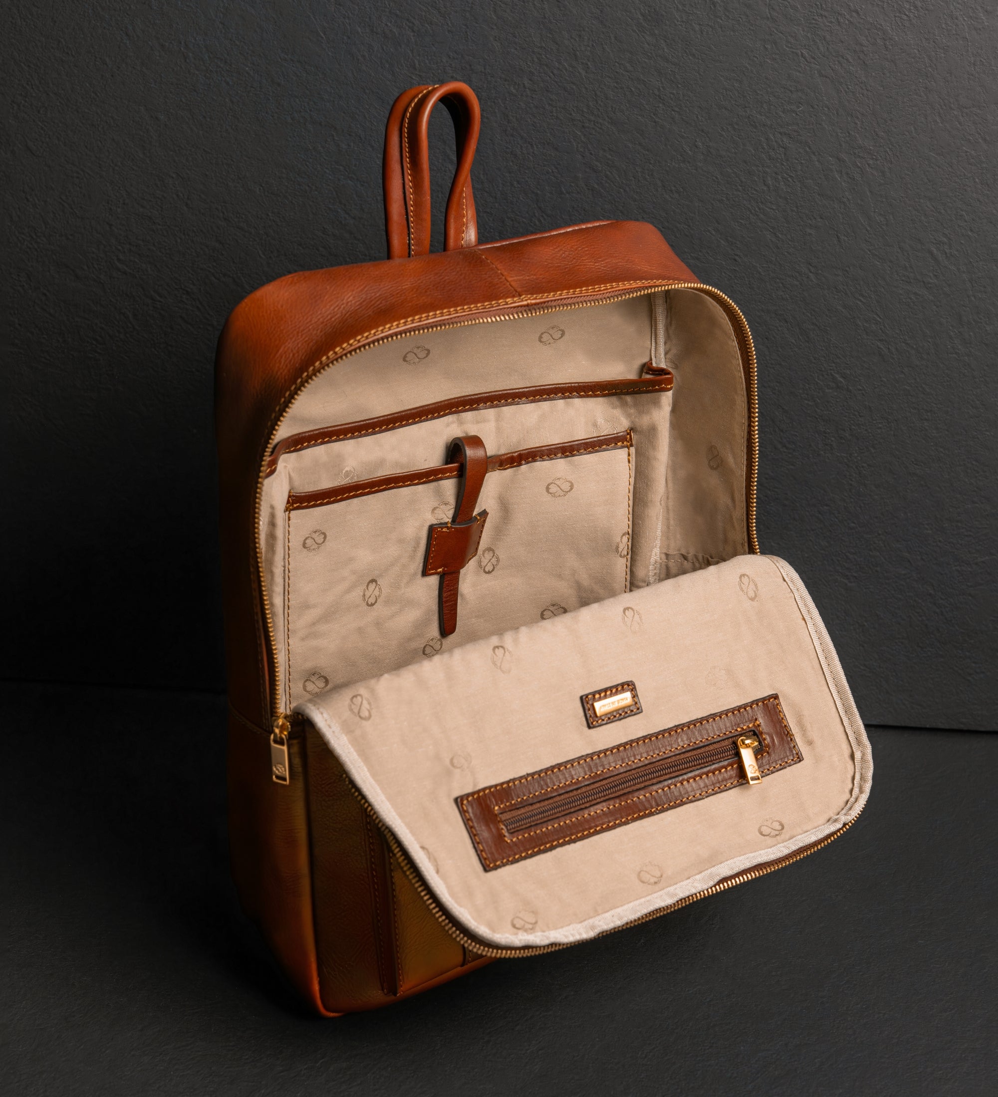 Sac à dos de voyage en cuir pour femme The Divine Comedy