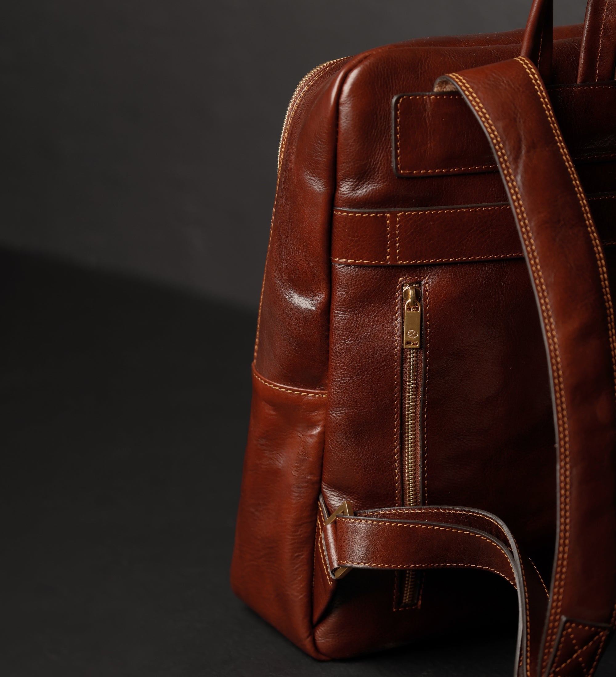 Grand sac à dos en cuir pour homme The Divine Comedy