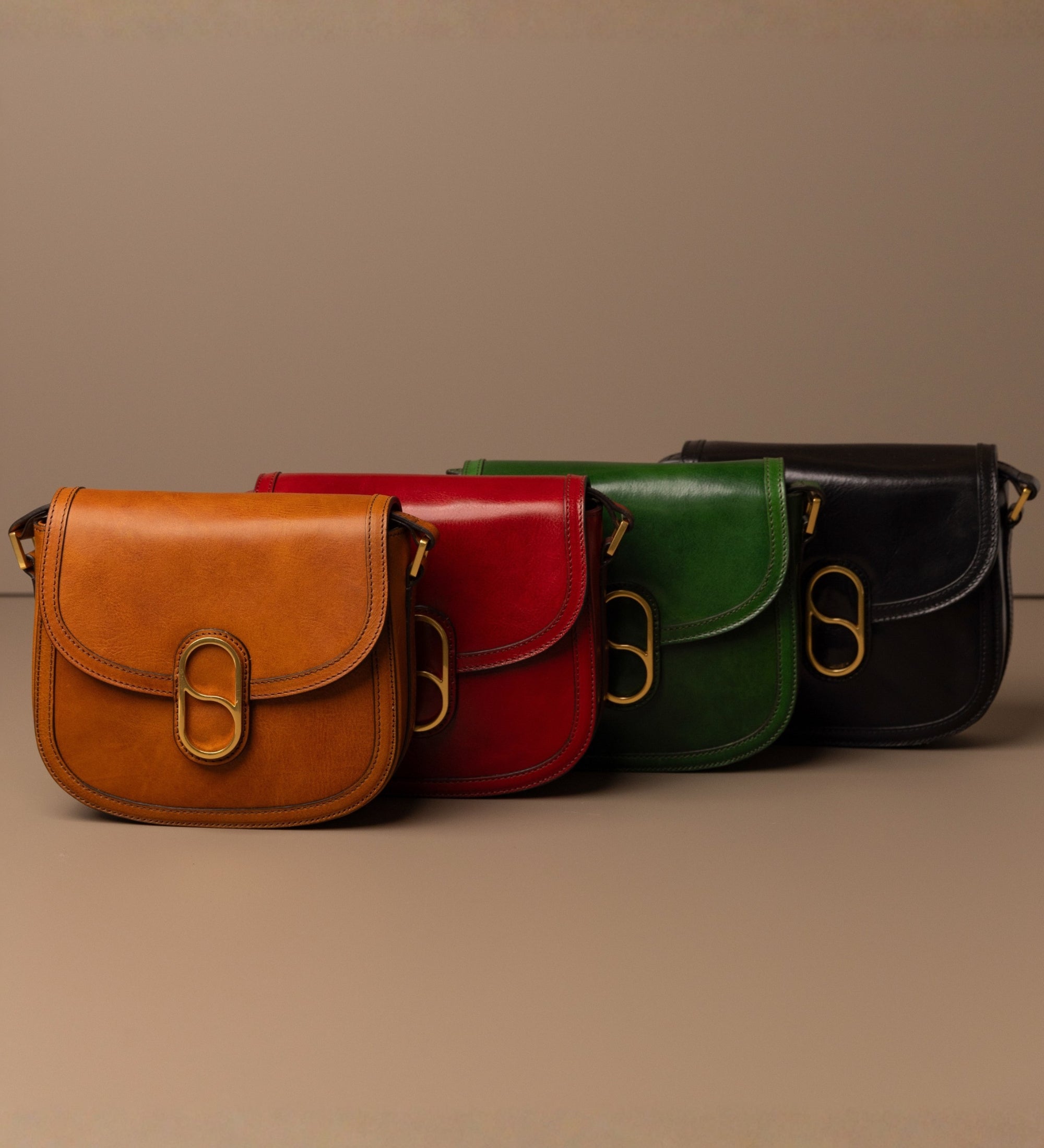 Sac à bandoulière selle en cuir pour femme Villette