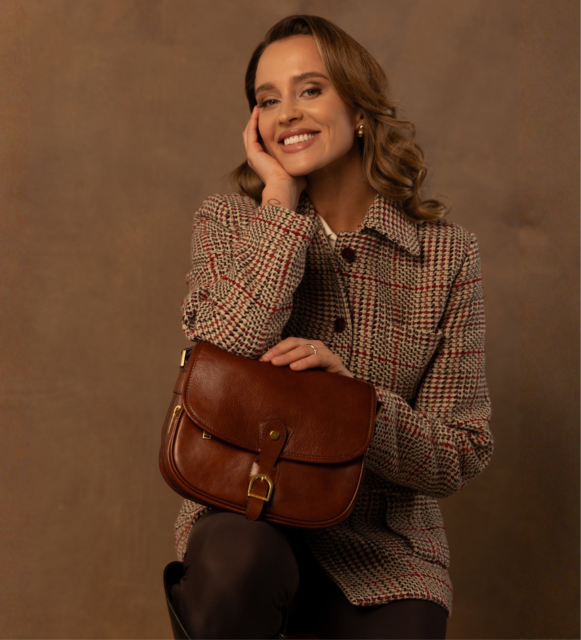 Sac selle en cuir pour femme Women In Love