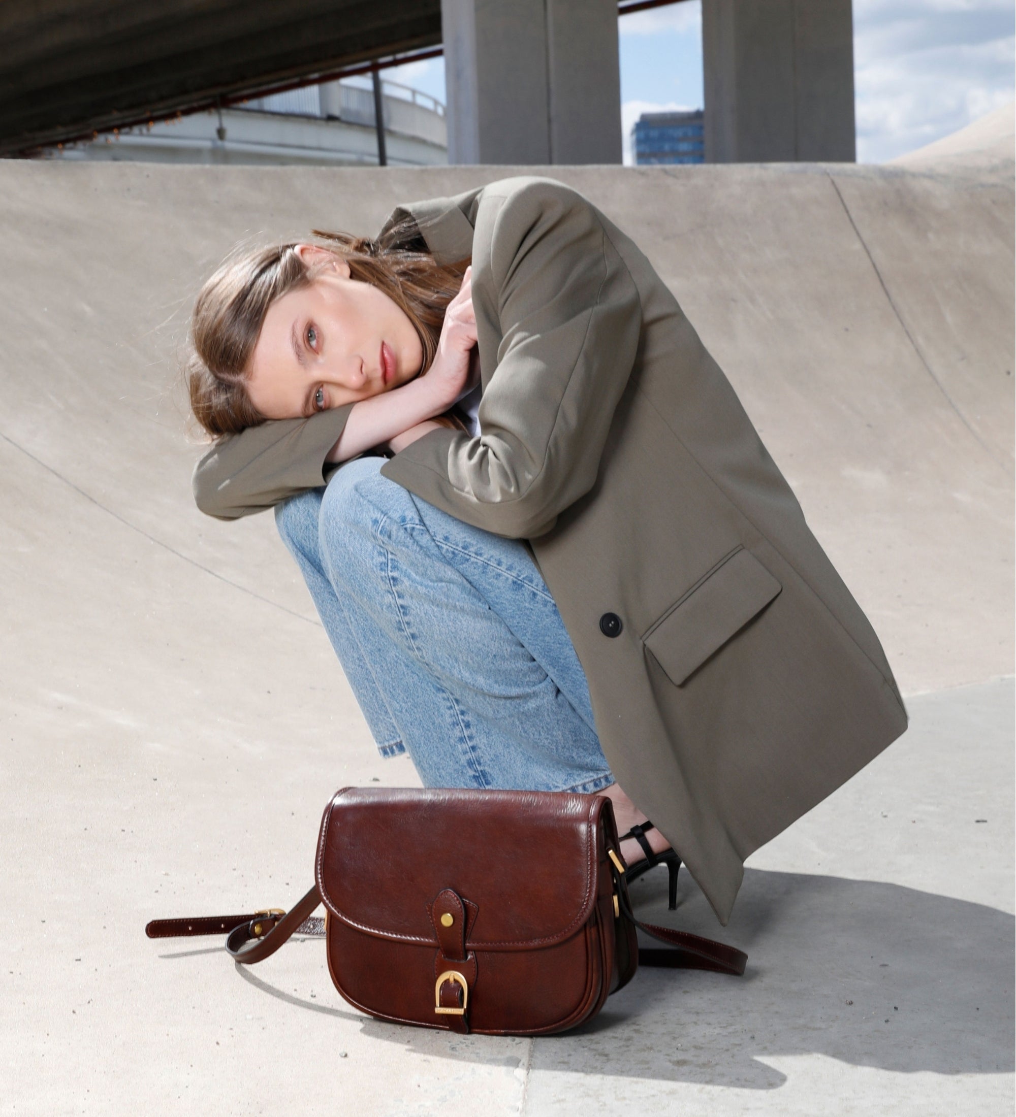 Sac selle en cuir pour femme Women In Love