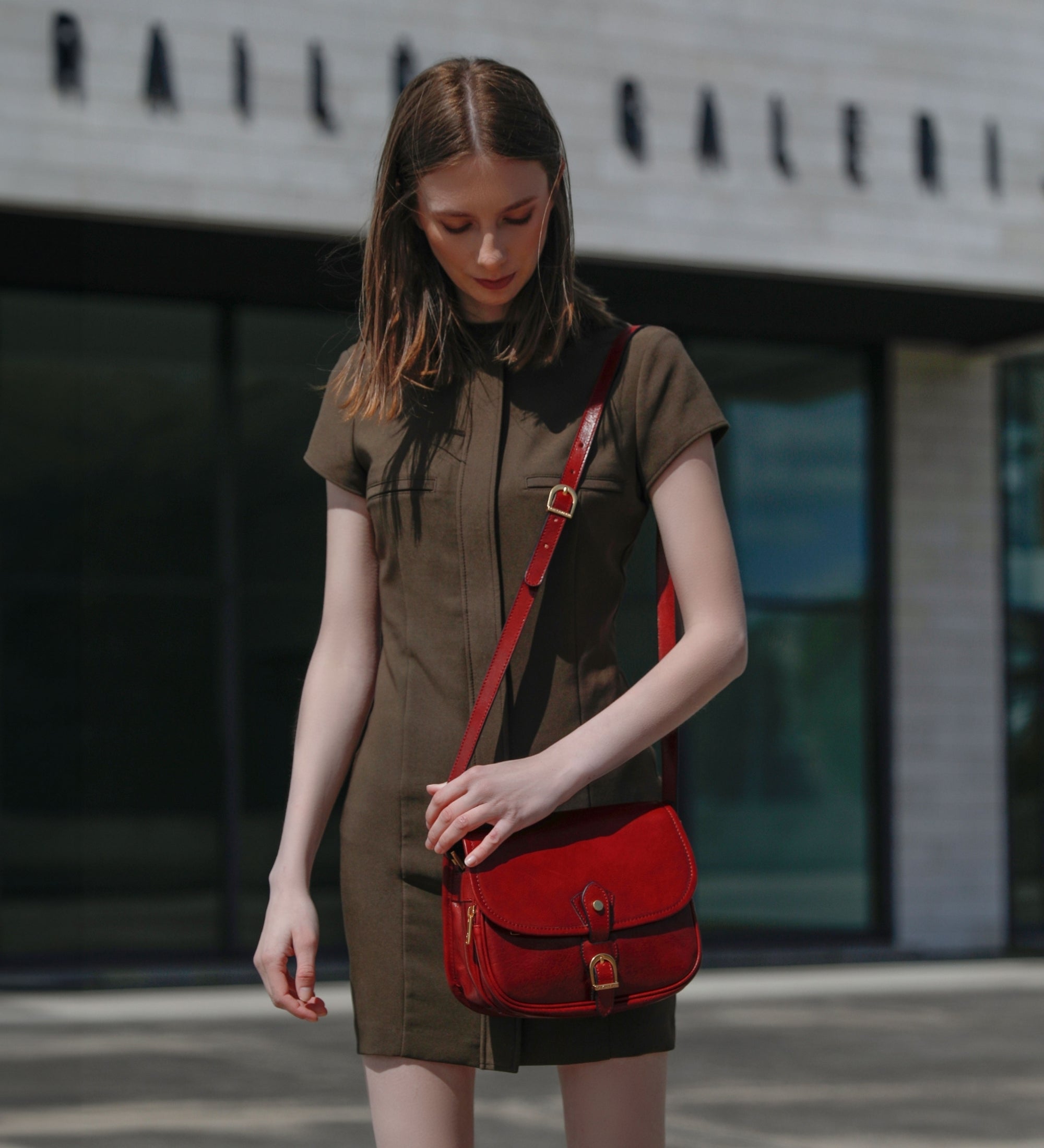 Sac selle en cuir pour femme Women In Love